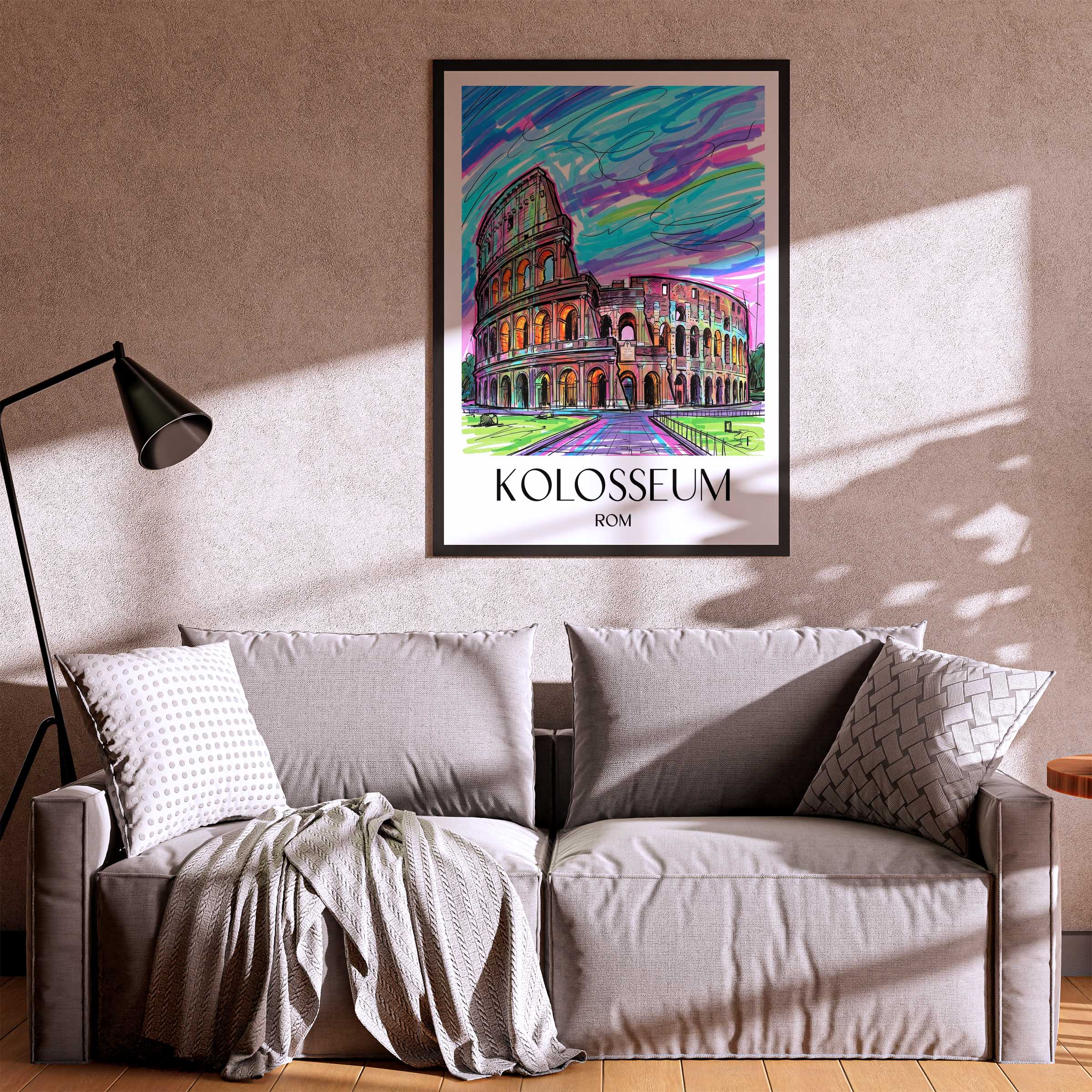 kolosseum-rom-italien-poster-graffiti