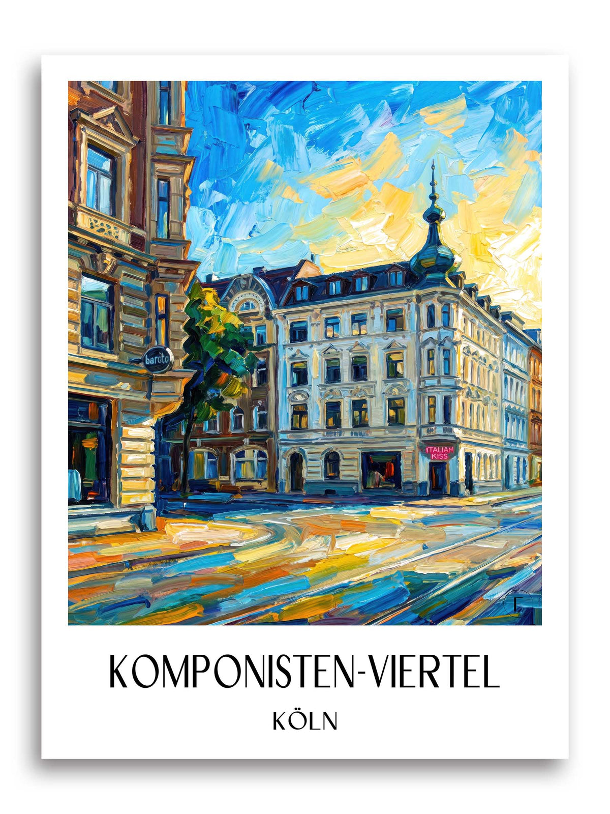 komponisten-viertel-köln-deutschland-poster-oil-painting-oelgemaelde