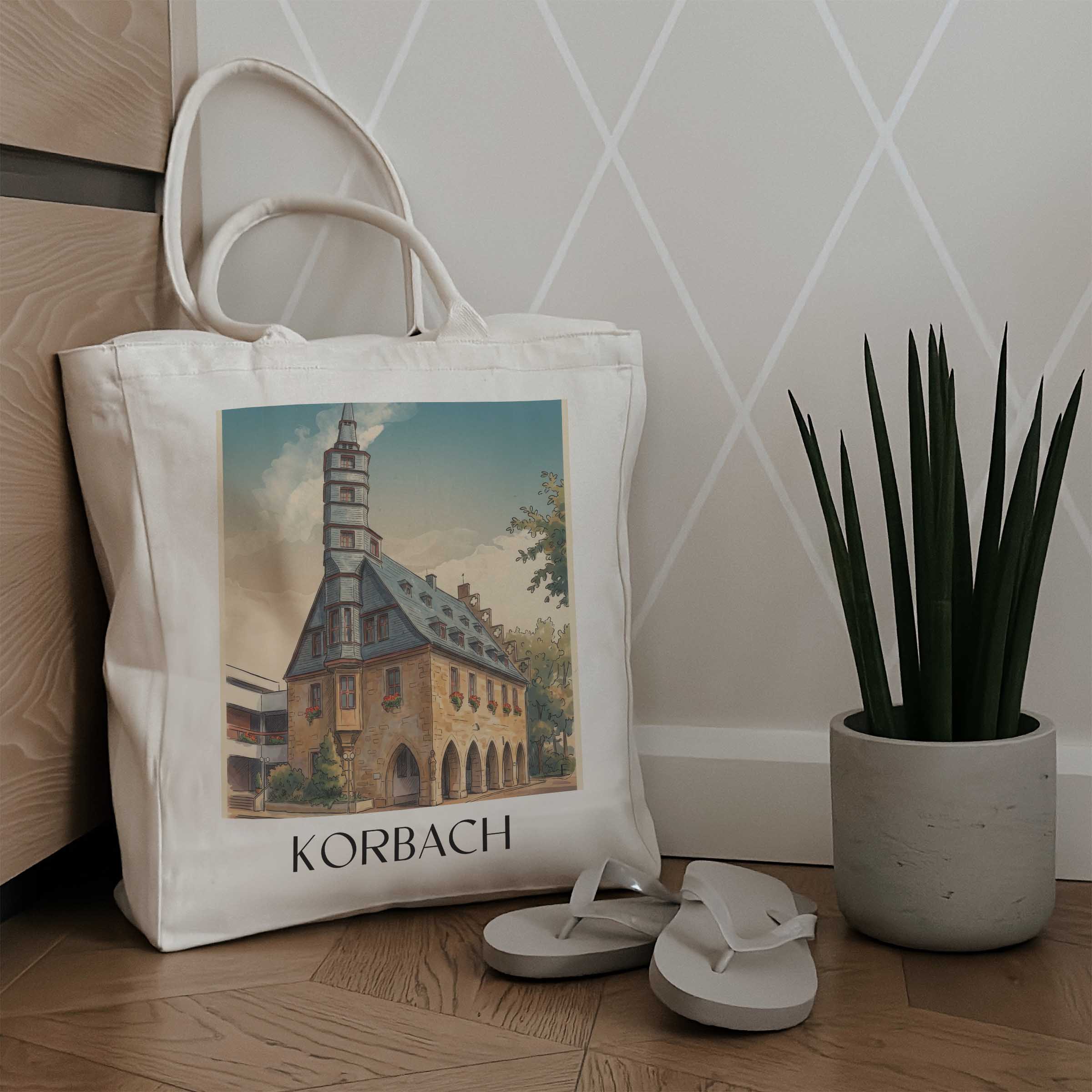 korbach-hessen-deutschland-einkaufstasche-aquarell