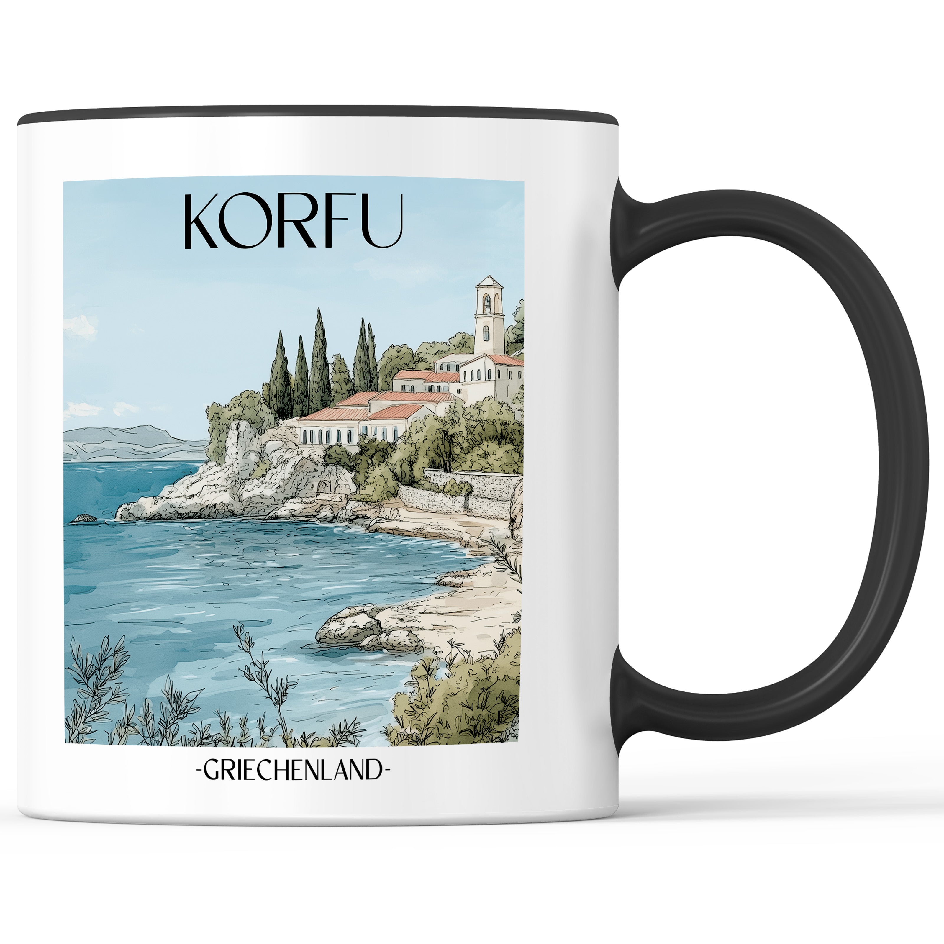 korfu-griechenland-einkaufstasche-aquarell