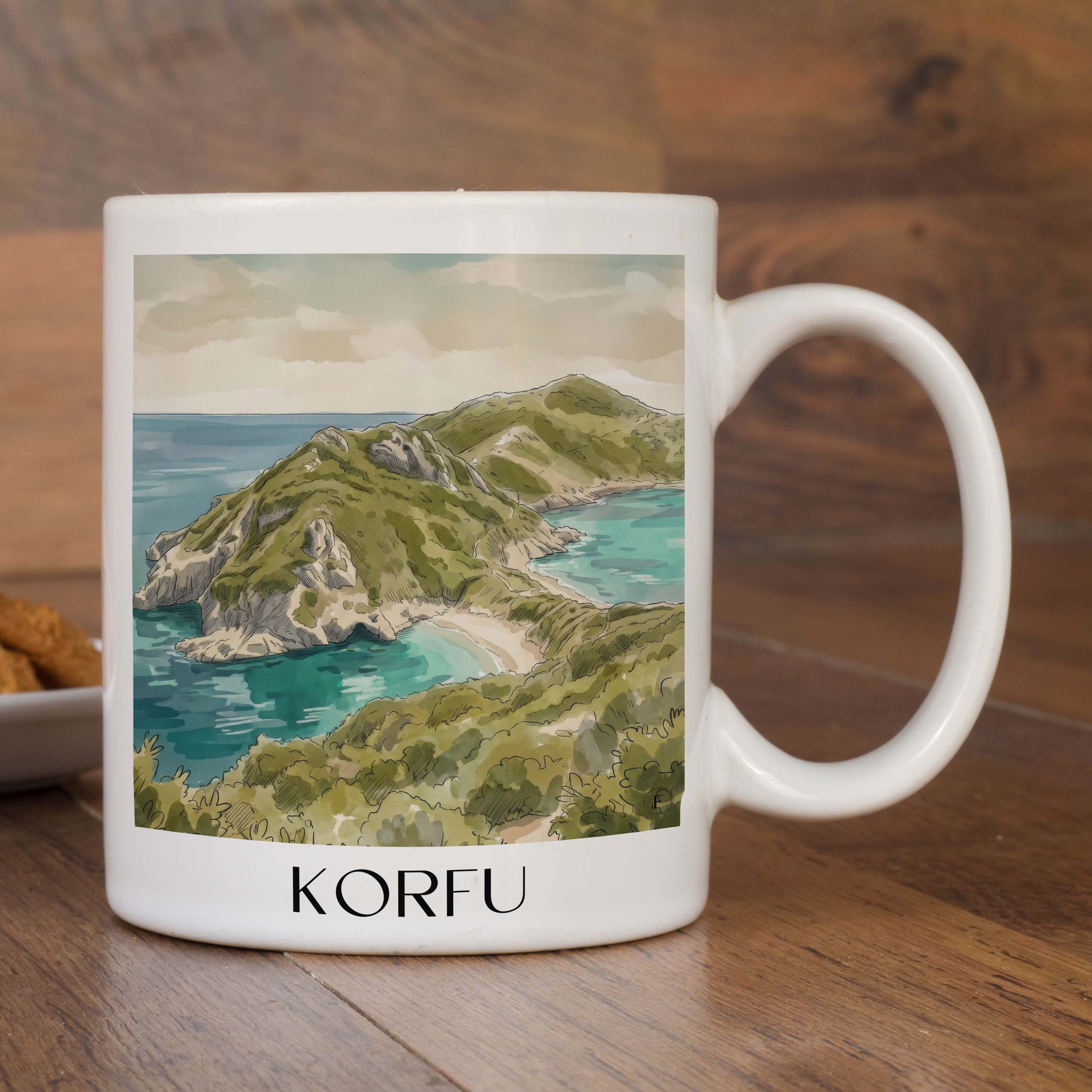 korfu-griechenland-kaffeebecher-aquarell