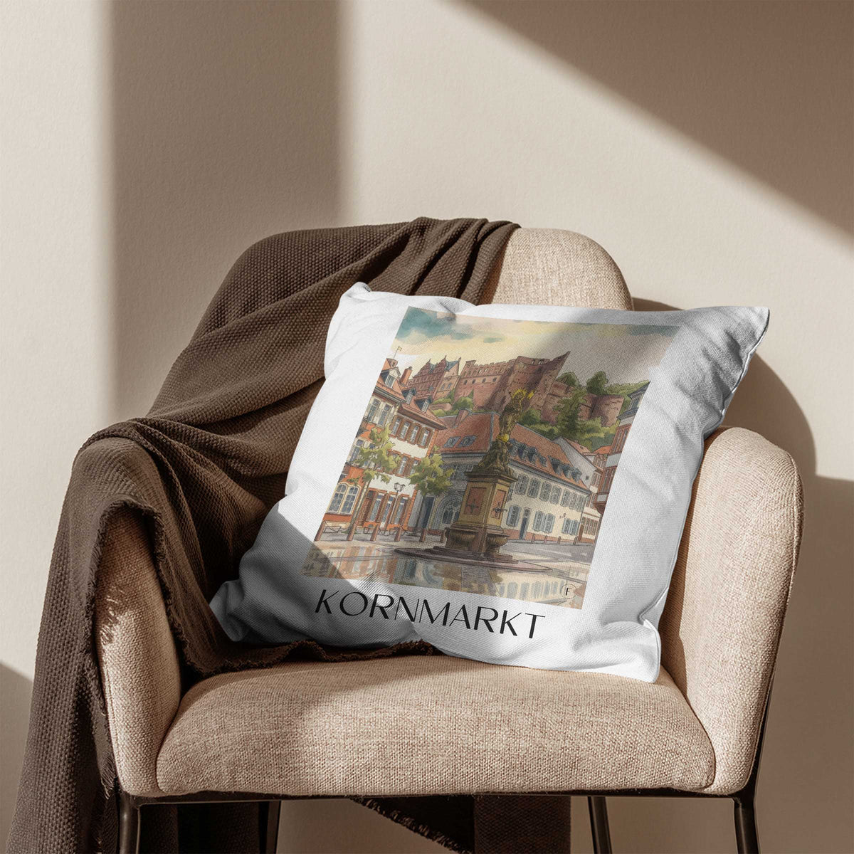 kornmarkt-heidelberg-deutschland-kissenbezug-aquarell