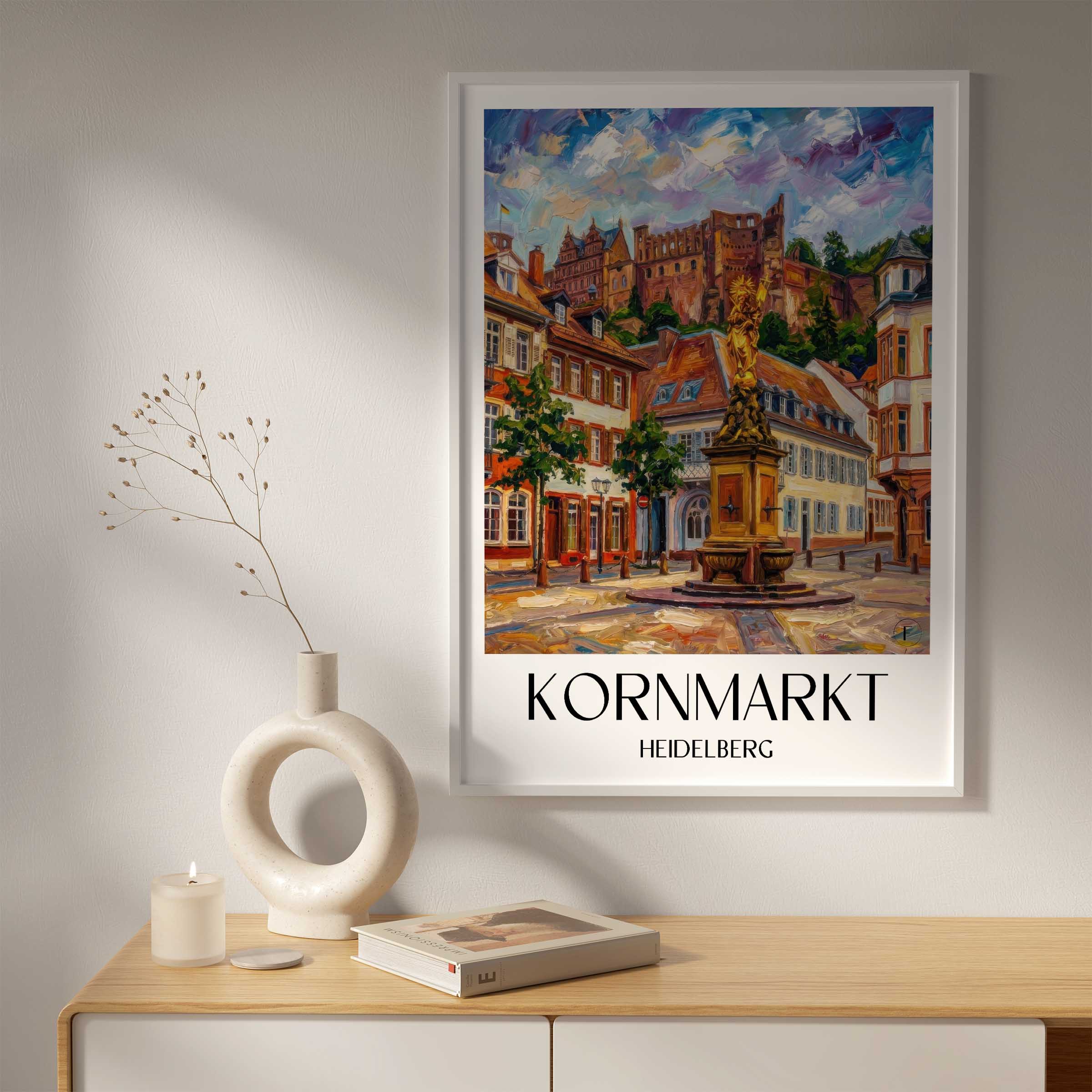 kornmarkt-heidelberg-deutschland-poster-oil-painting-oelgemaelde