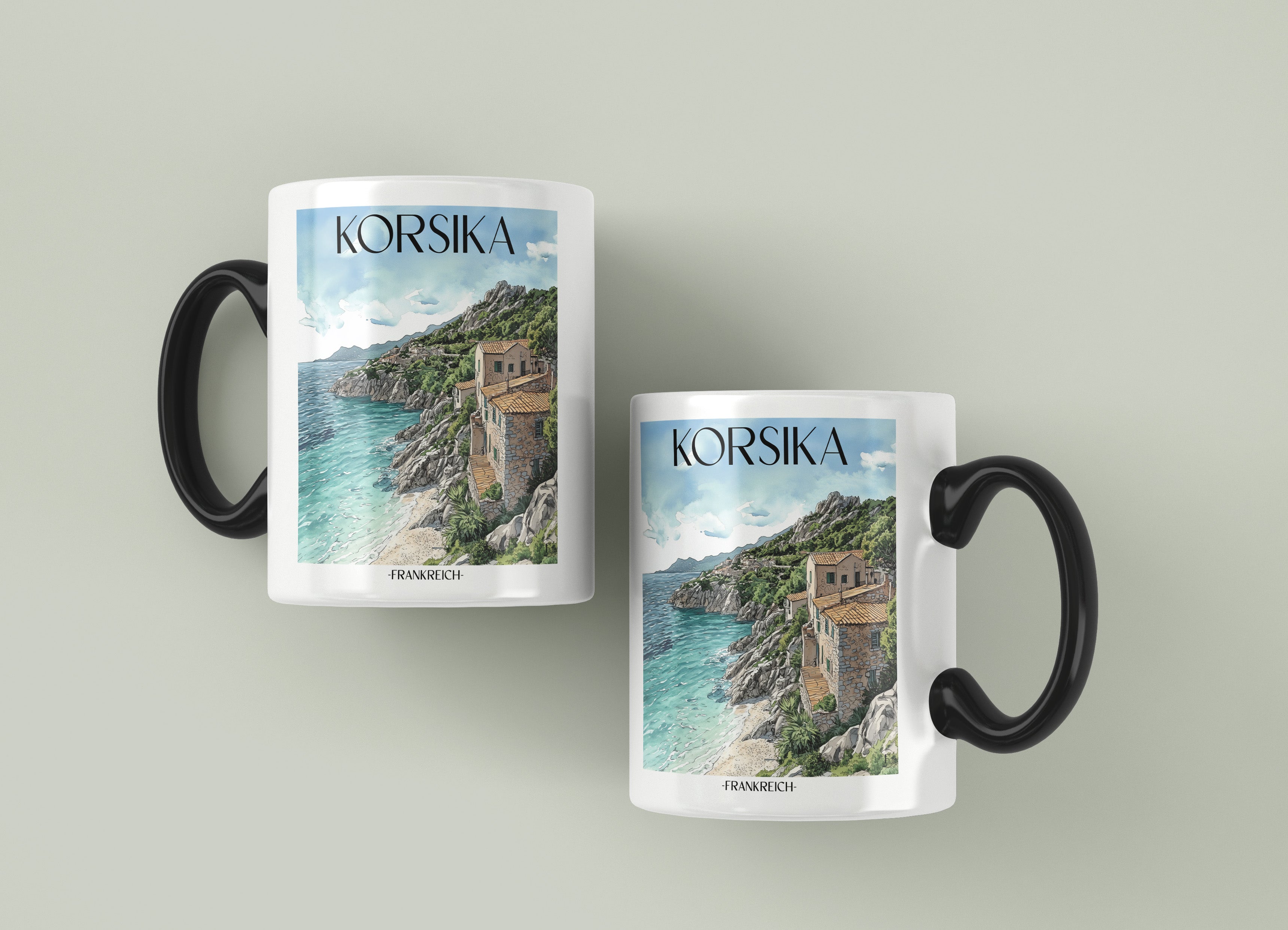 korsika-frankreich-einkaufstasche-aquarell