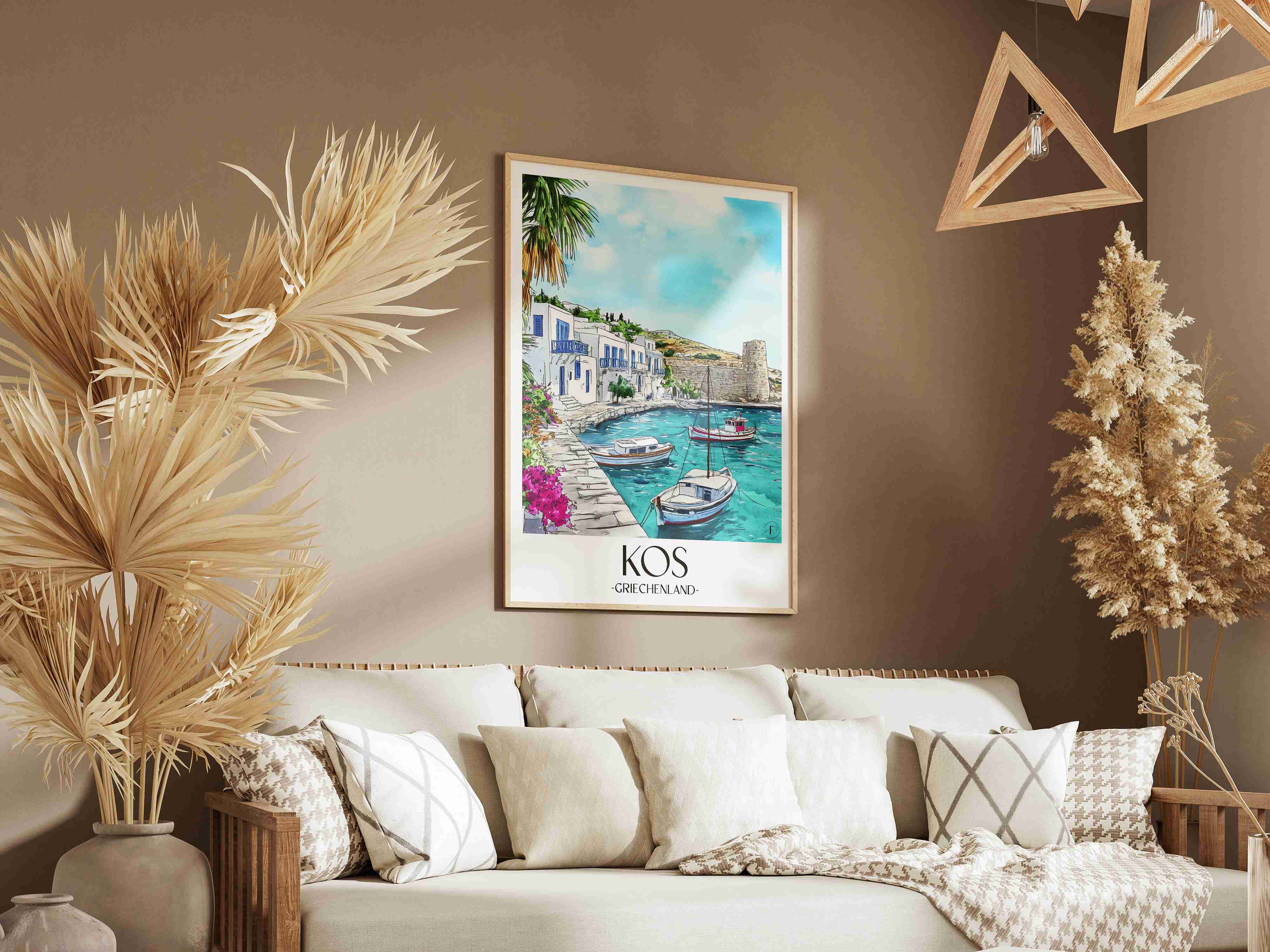 kos-griechenland-poster-aquarell