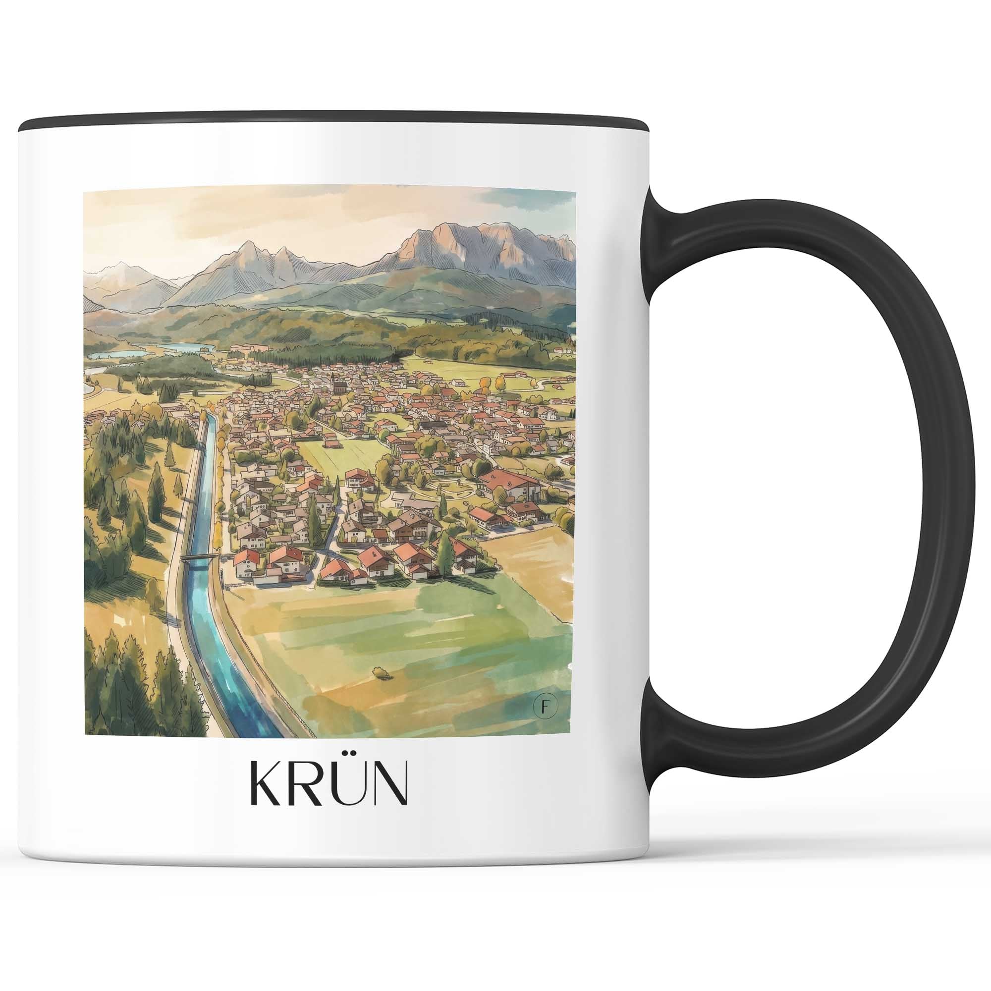 krün-werdenfelser-land-deutschland-kaffeebecher-aquarell