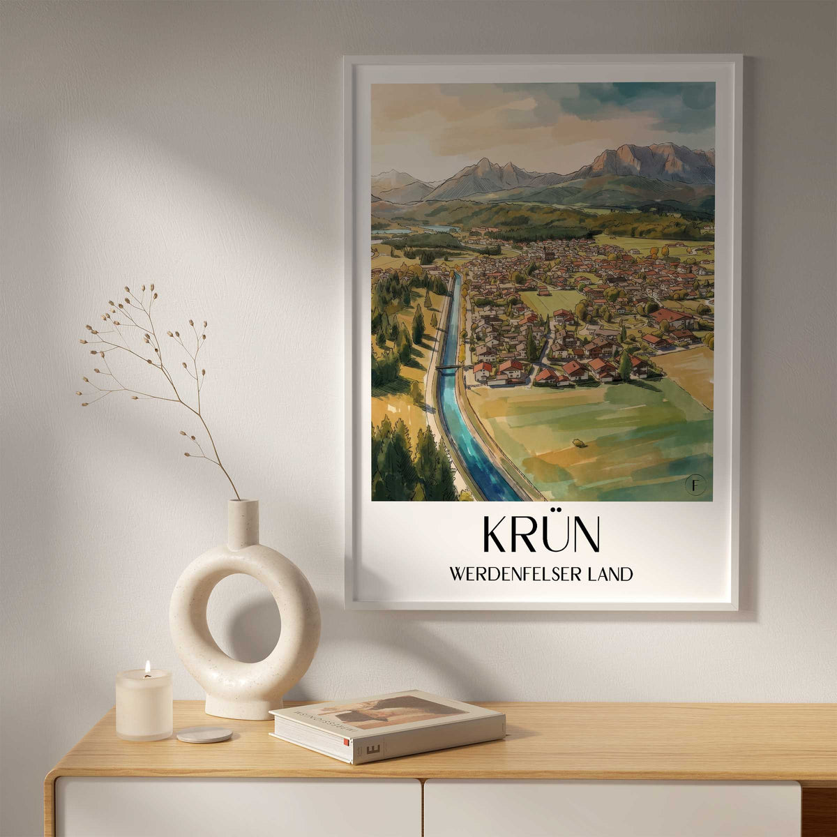 krün-werdenfelser-land-deutschland-poster-aquarell