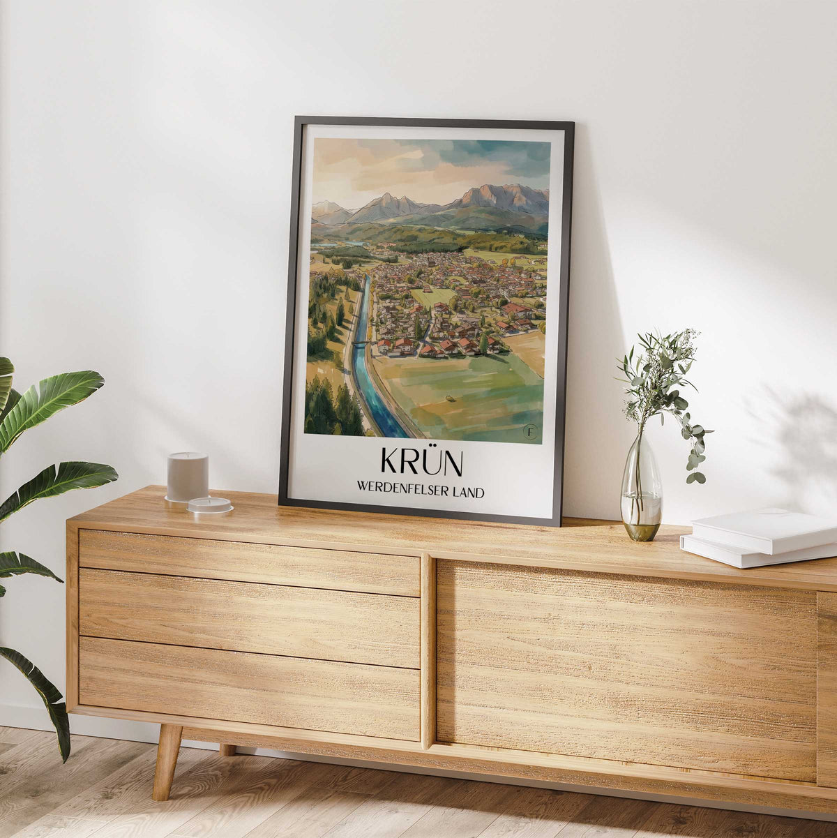 krün-werdenfelser-land-deutschland-poster-aquarell