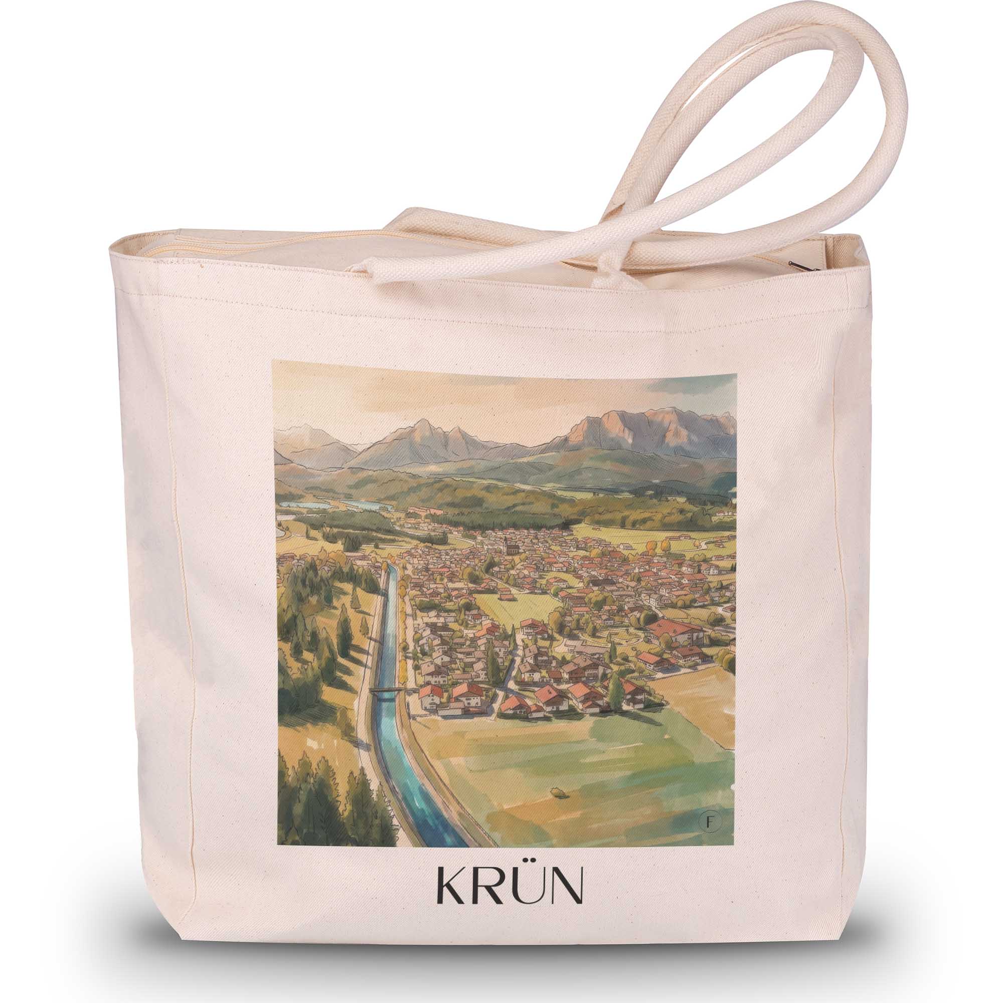 krün-werdenfelser-land-deutschland-einkaufstasche-aquarell