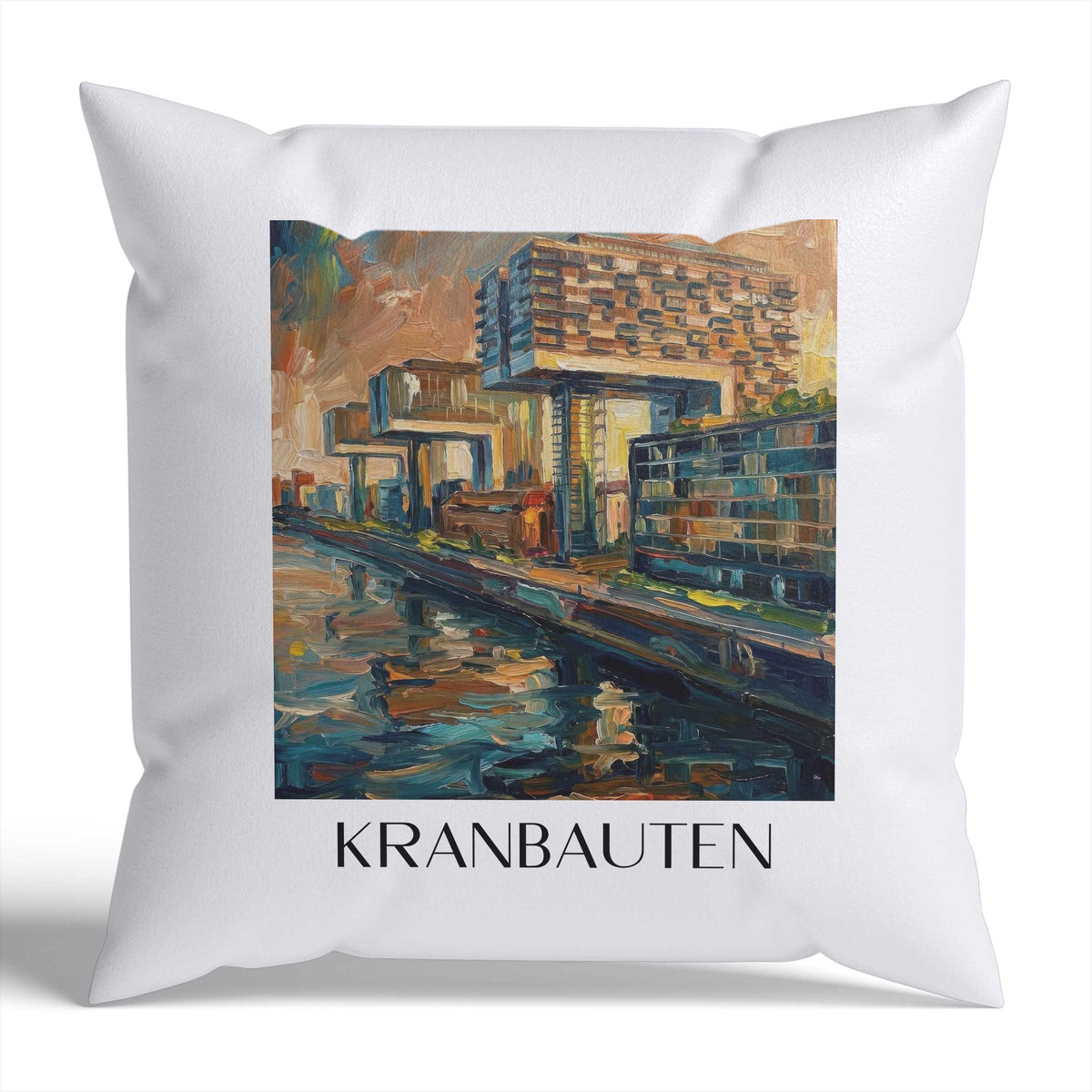 kranbauten-köln-deutschland-kissenbezug-oil-painting-oelgemaelde