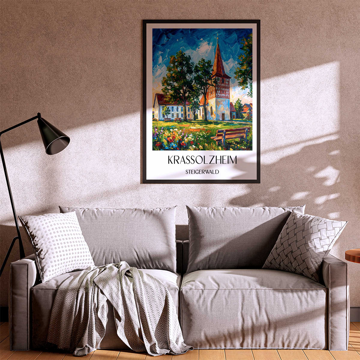 krassolzheim-steigerwald-deutschland-poster-oil-painting-oelgemaelde