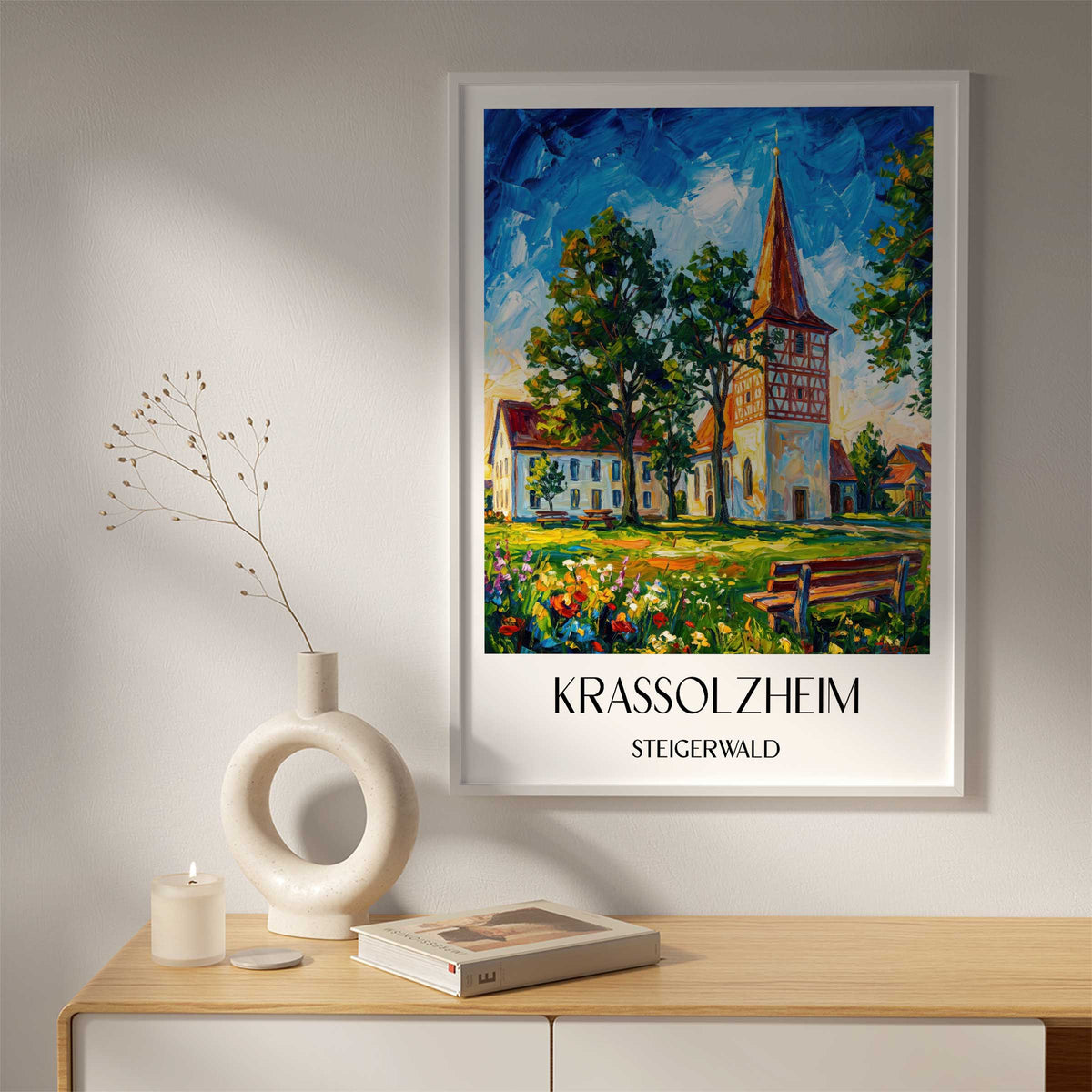 krassolzheim-steigerwald-deutschland-poster-oil-painting-oelgemaelde