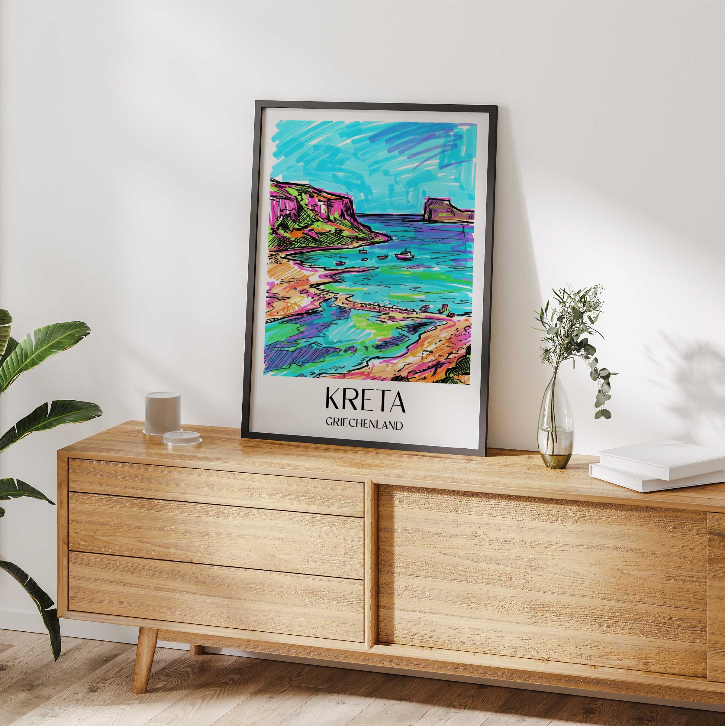 kreta-griechenland-poster-graffiti