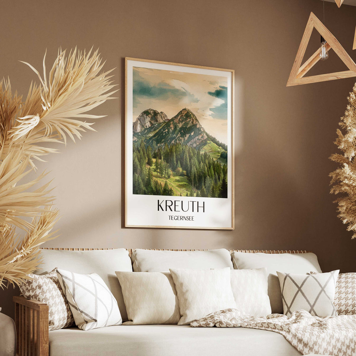 kreuth-tegernsee-deutschland-poster-aquarell