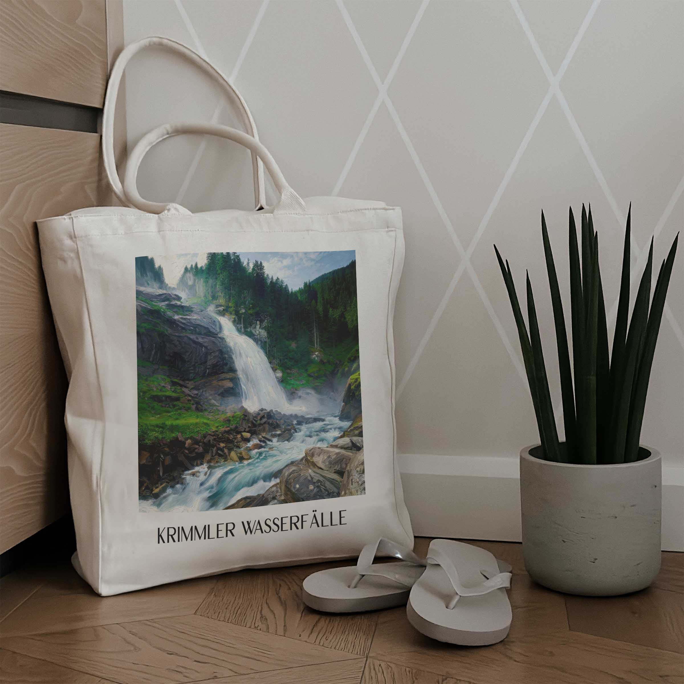 krimmler-wasserfälle-österreich-österreich-einkaufstasche-oil-painting-oelgemaelde