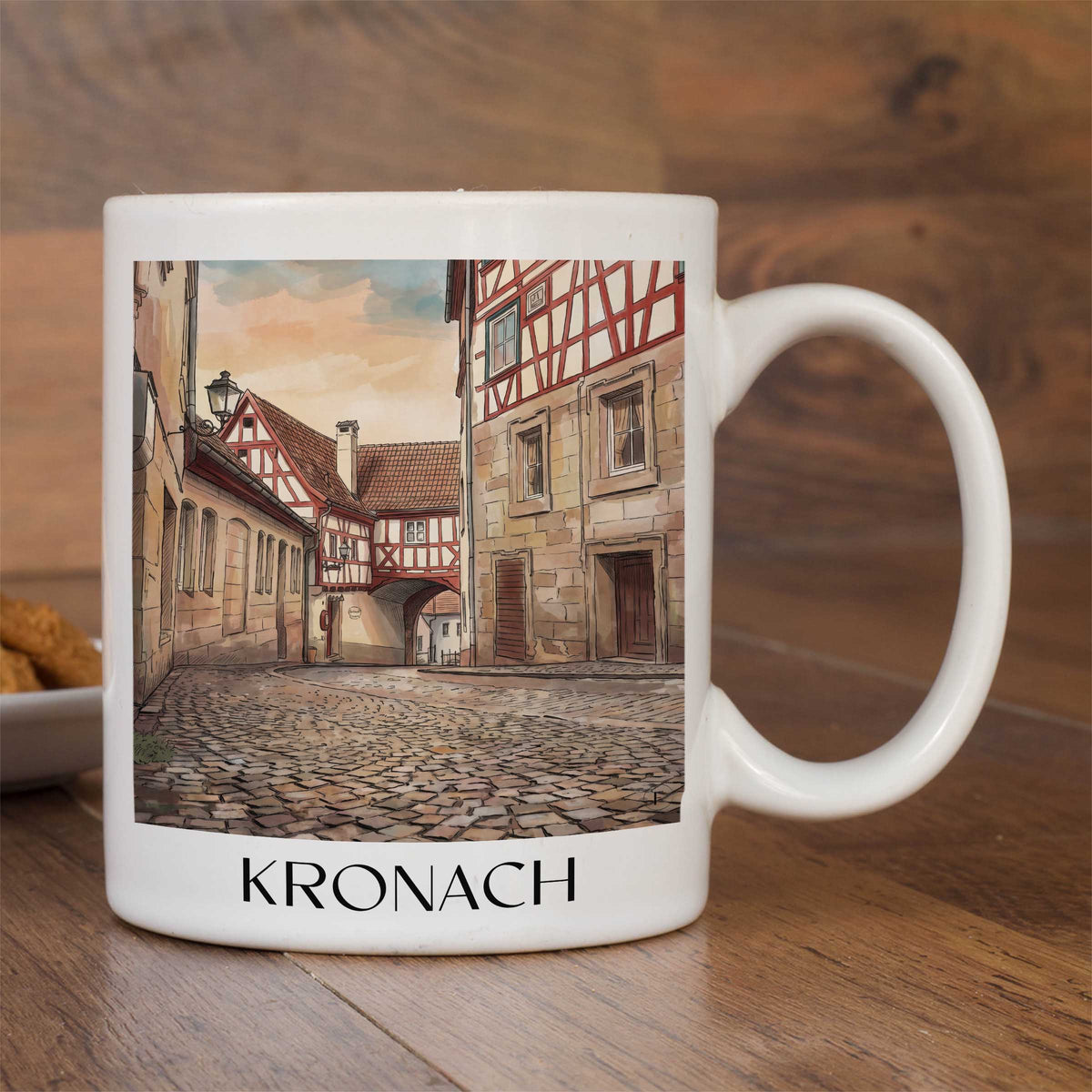 kronach-frankenwald-deutschland-kaffeebecher-aquarell