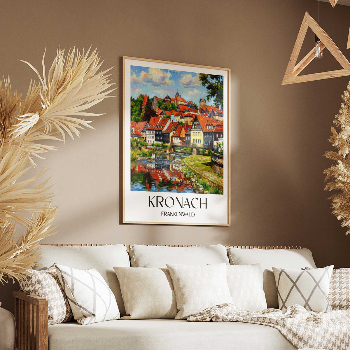 kronach-frankenwald-deutschland-poster-oil-painting-oelgemaelde