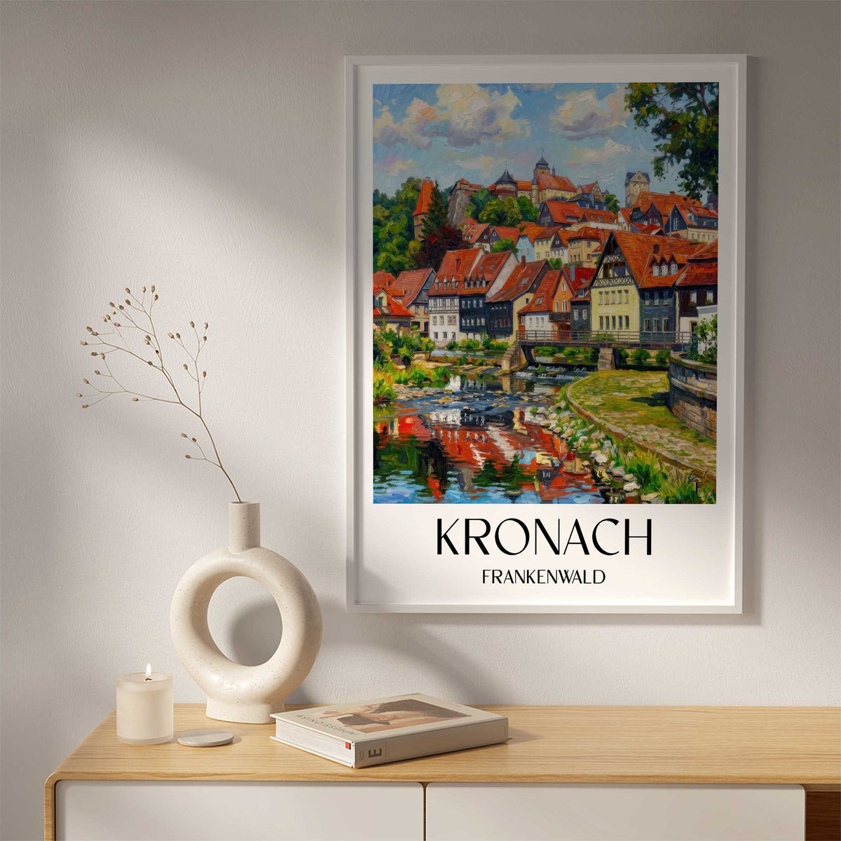 kronach-frankenwald-deutschland-poster-oil-painting-oelgemaelde