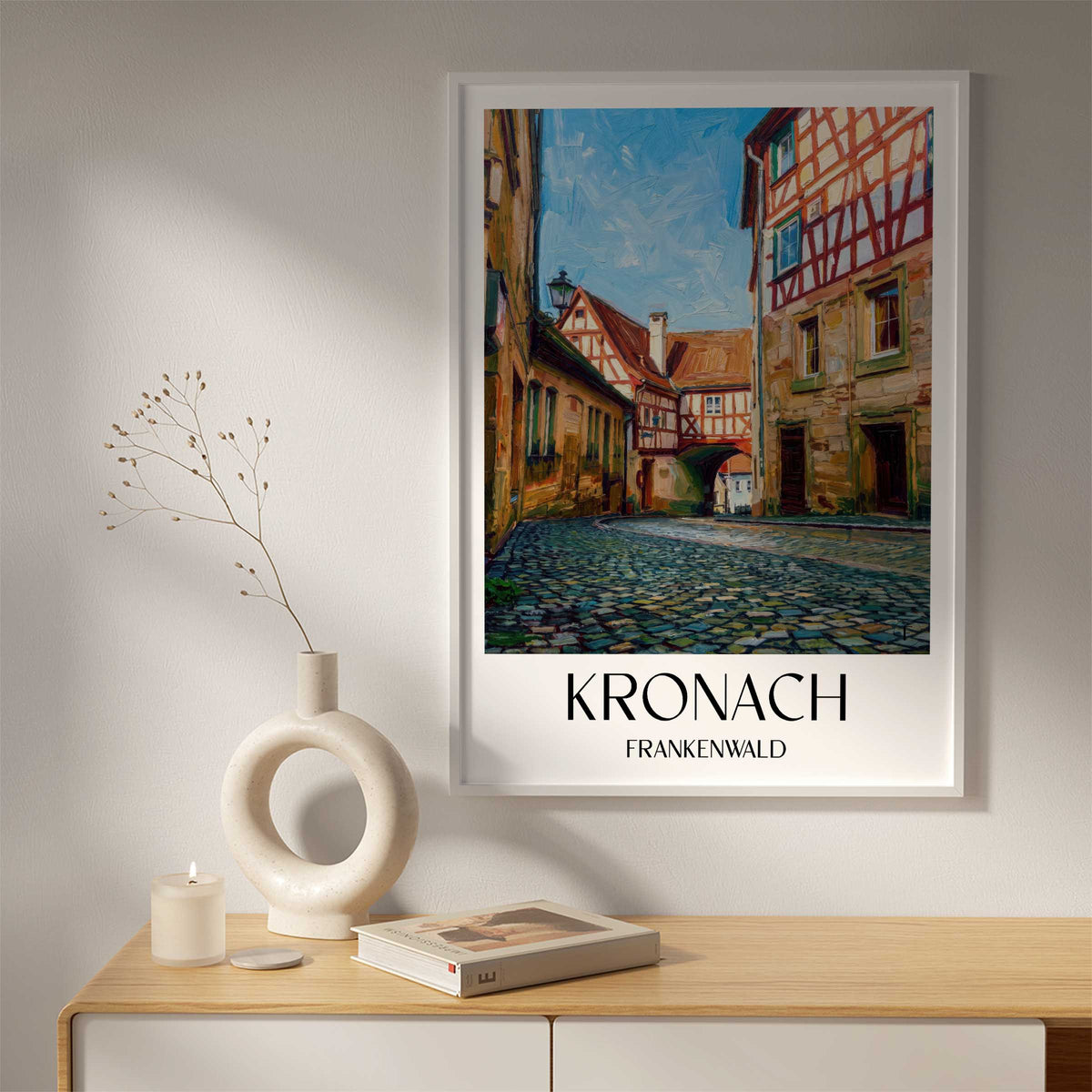 kronach-frankenwald-deutschland-poster-oil-painting-oelgemaelde