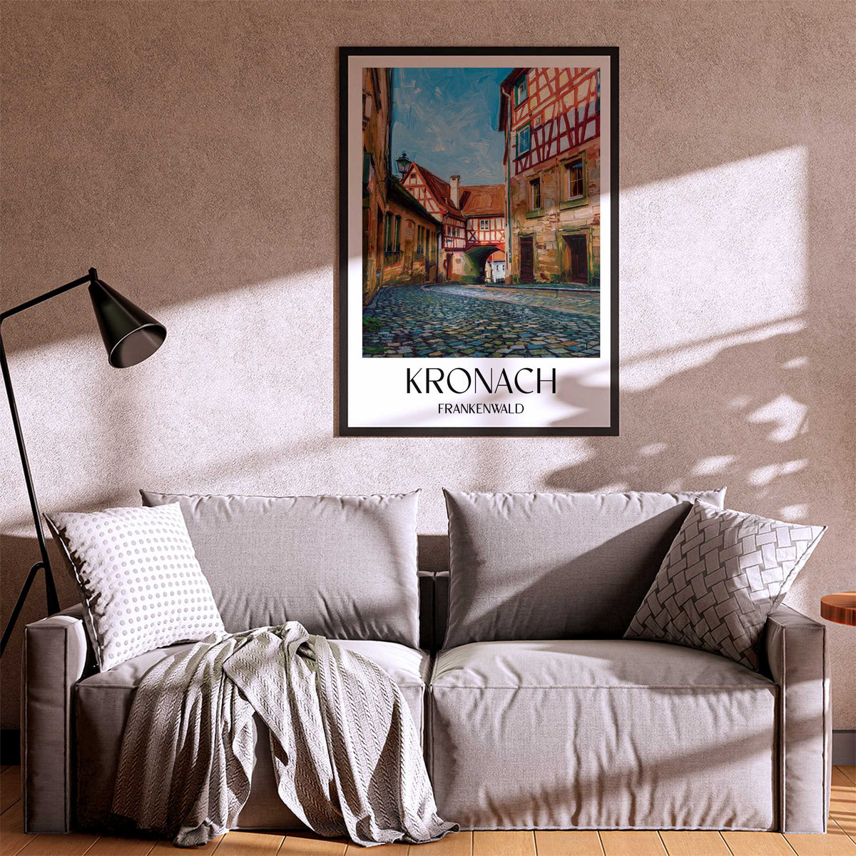 kronach-frankenwald-deutschland-poster-oil-painting-oelgemaelde