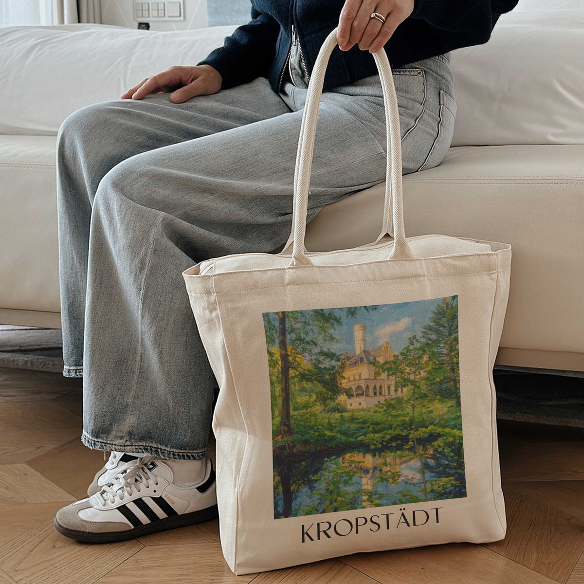 kropstädt-fläming-deutschland-einkaufstasche-oil-painting-oelgemaelde