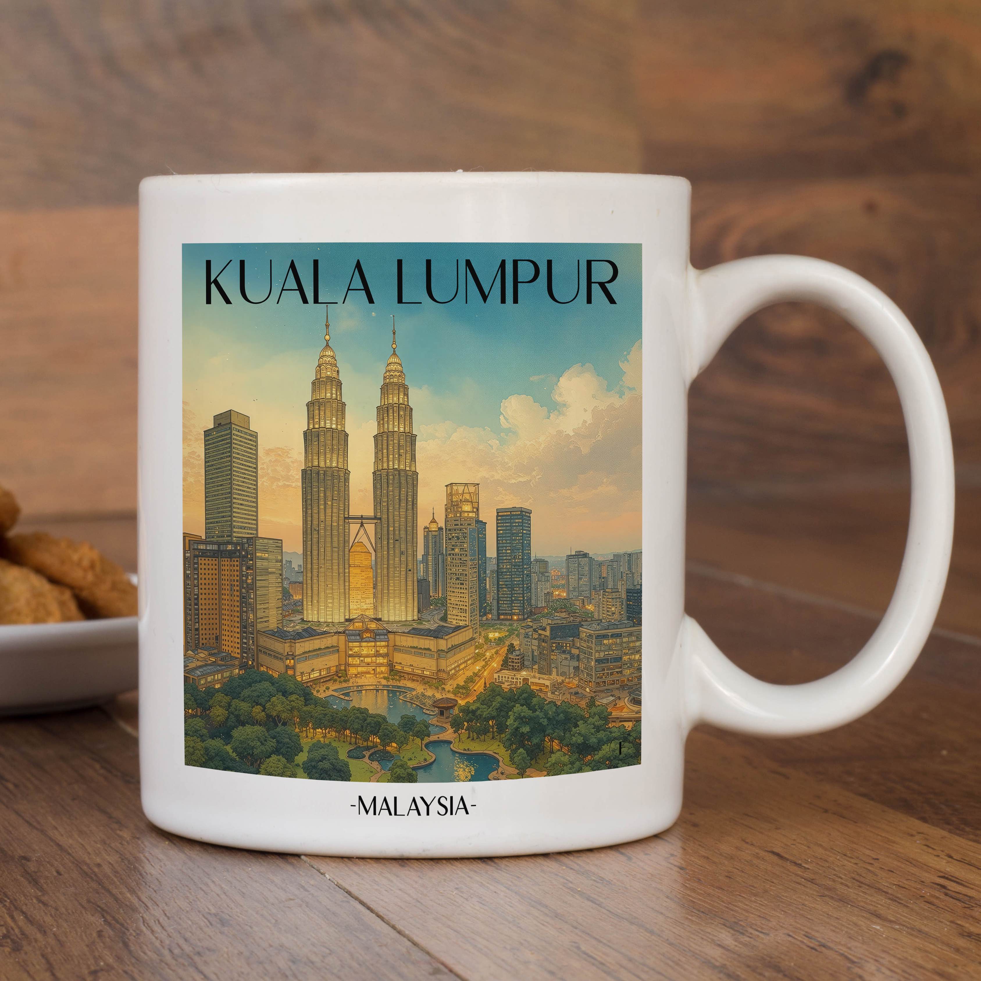 kuala-lumpur-malaysia-einkaufstasche-aquarell