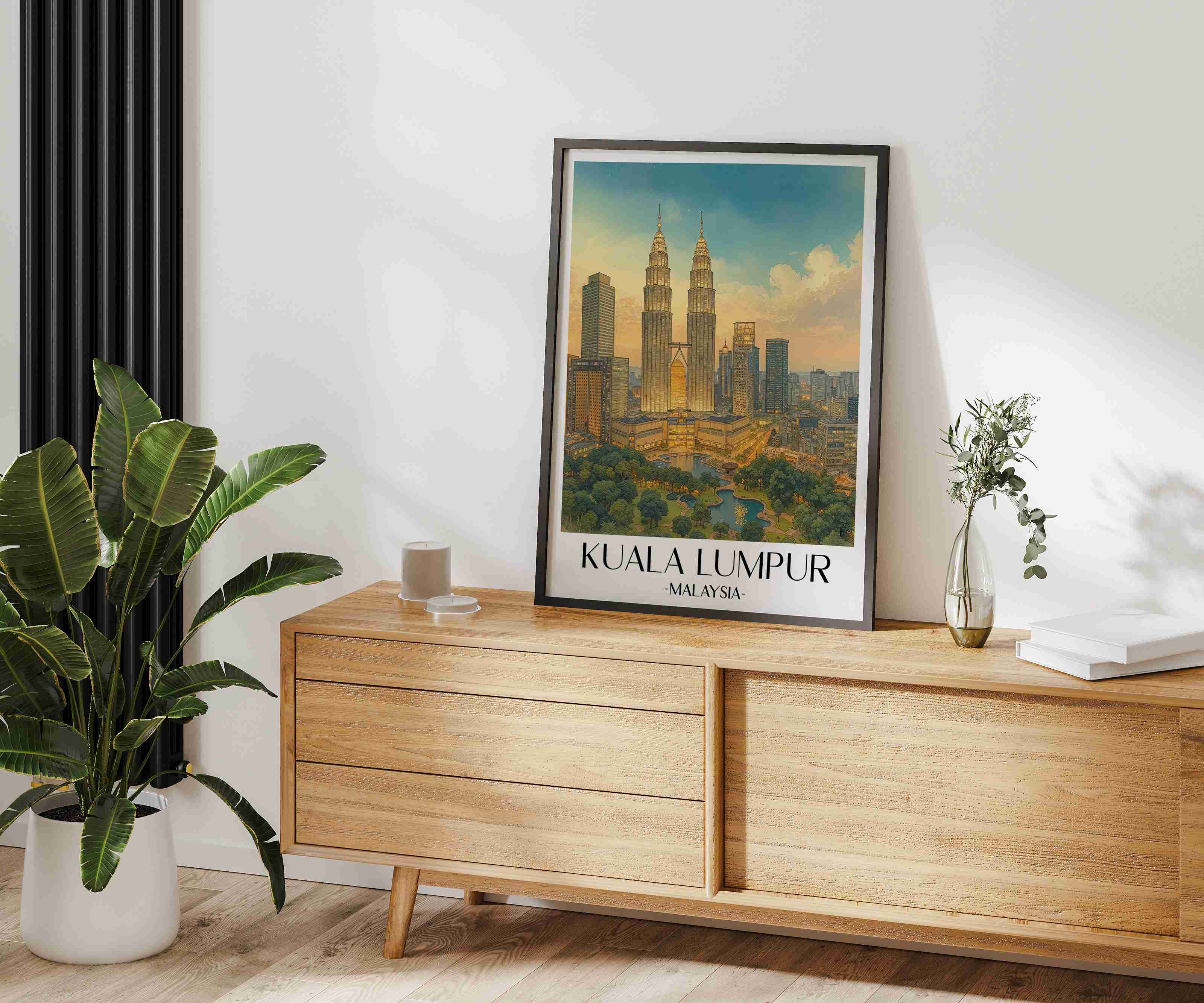 kuala-lumpur-malaysia-poster-aquarell