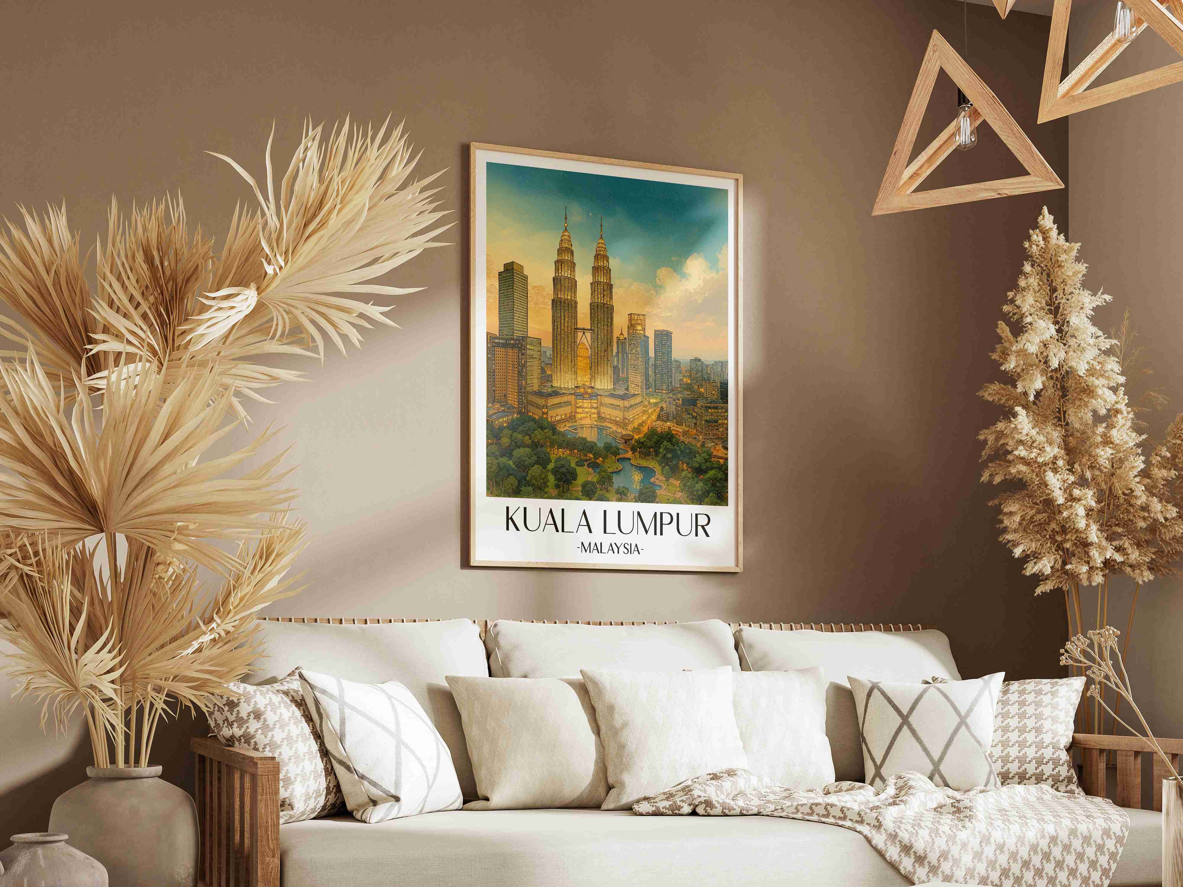 kuala-lumpur-malaysia-poster-aquarell