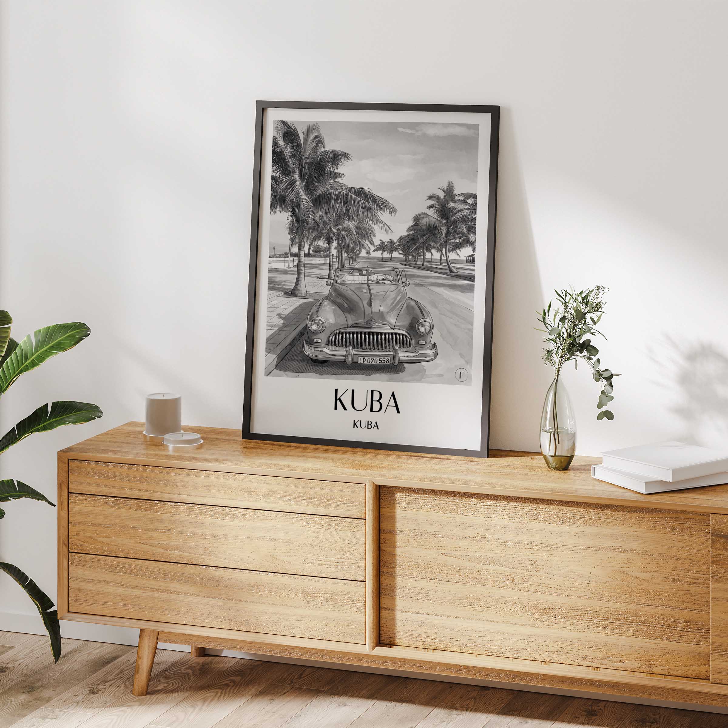 kuba-kuba-poster-aquarell-schwarz-weiss