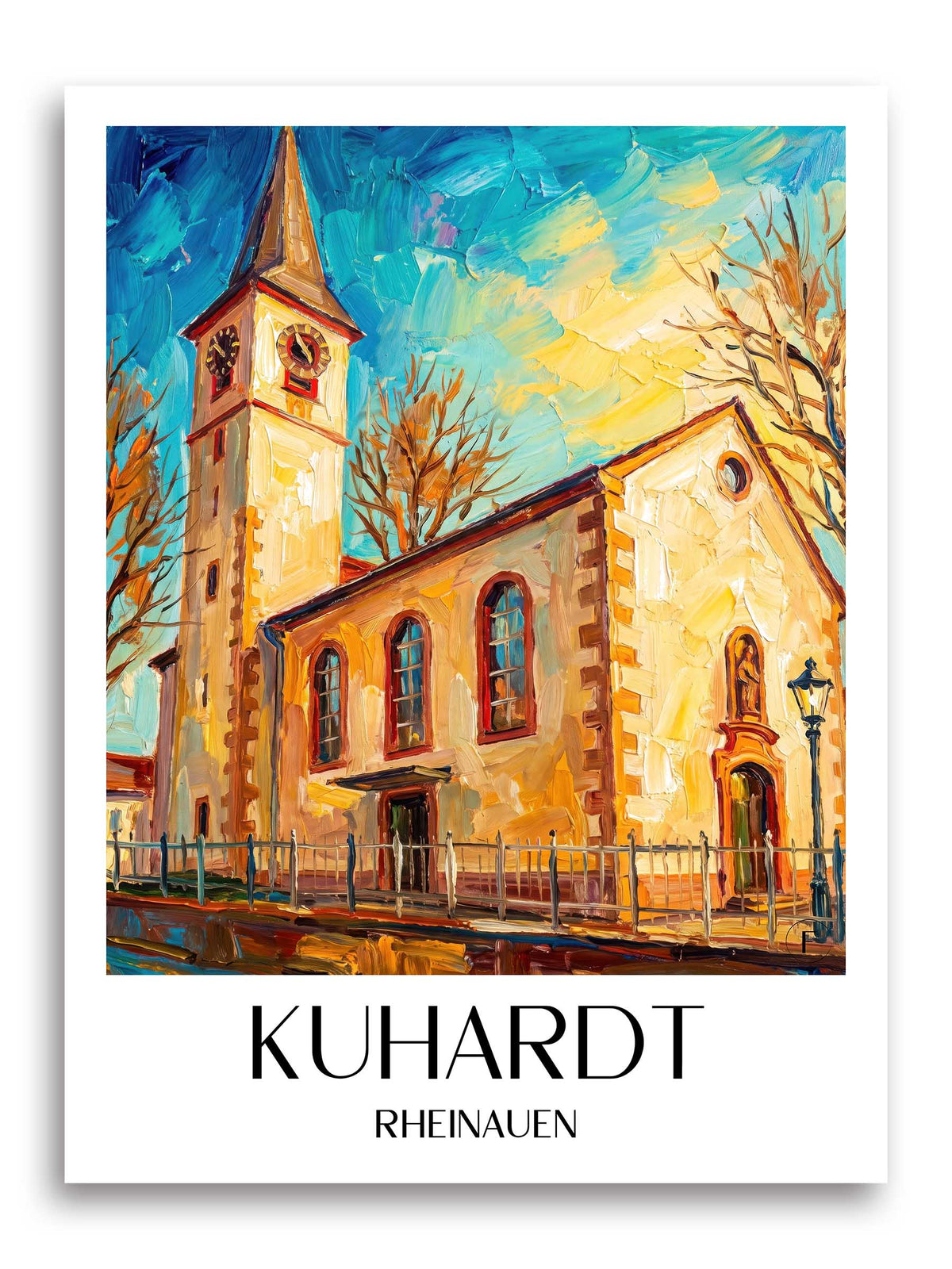 kuhardt-rheinauen-deutschland-poster-oil-painting-oelgemaelde