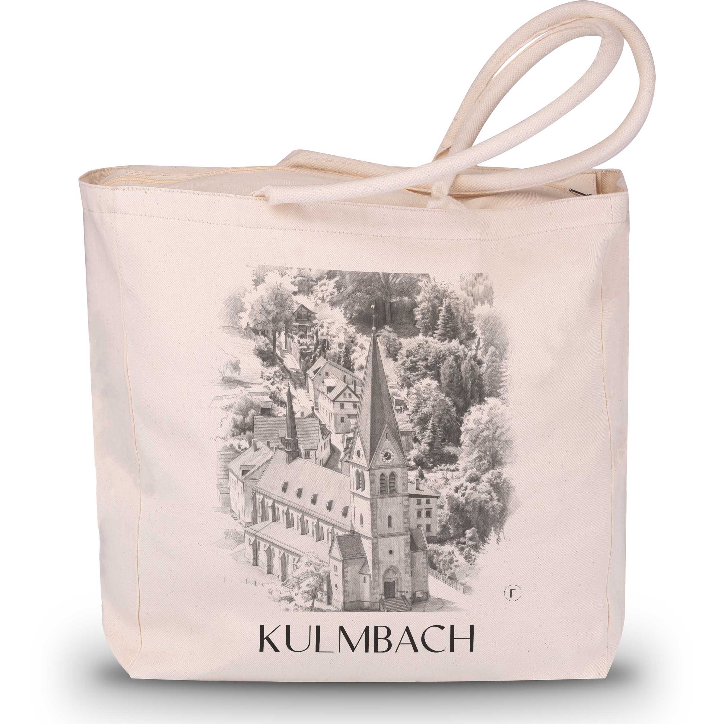Kulmbach - Germany Tote Bag - Drawing Style Shopping Bag