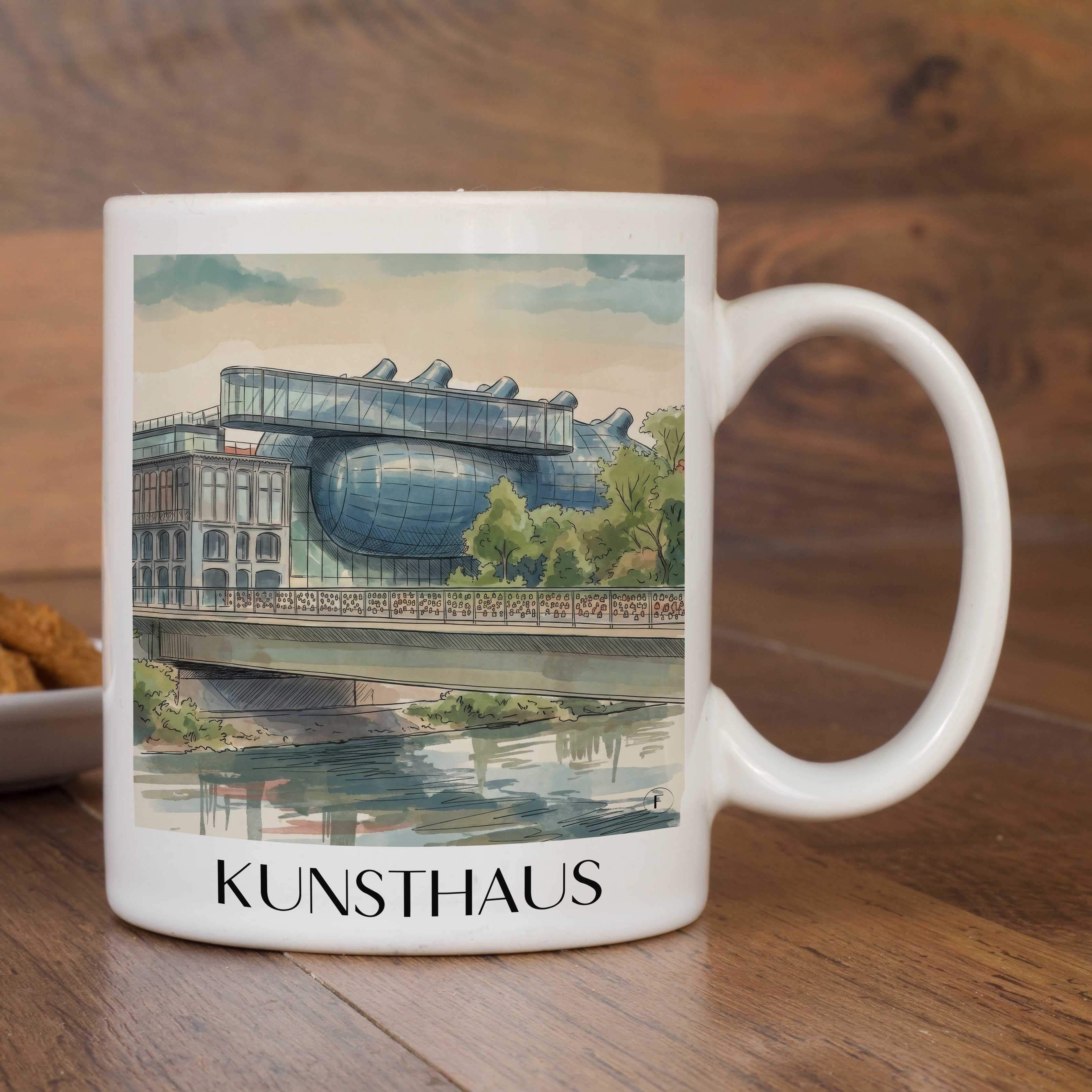 kunsthaus-graz-österreich-kaffeebecher-aquarell