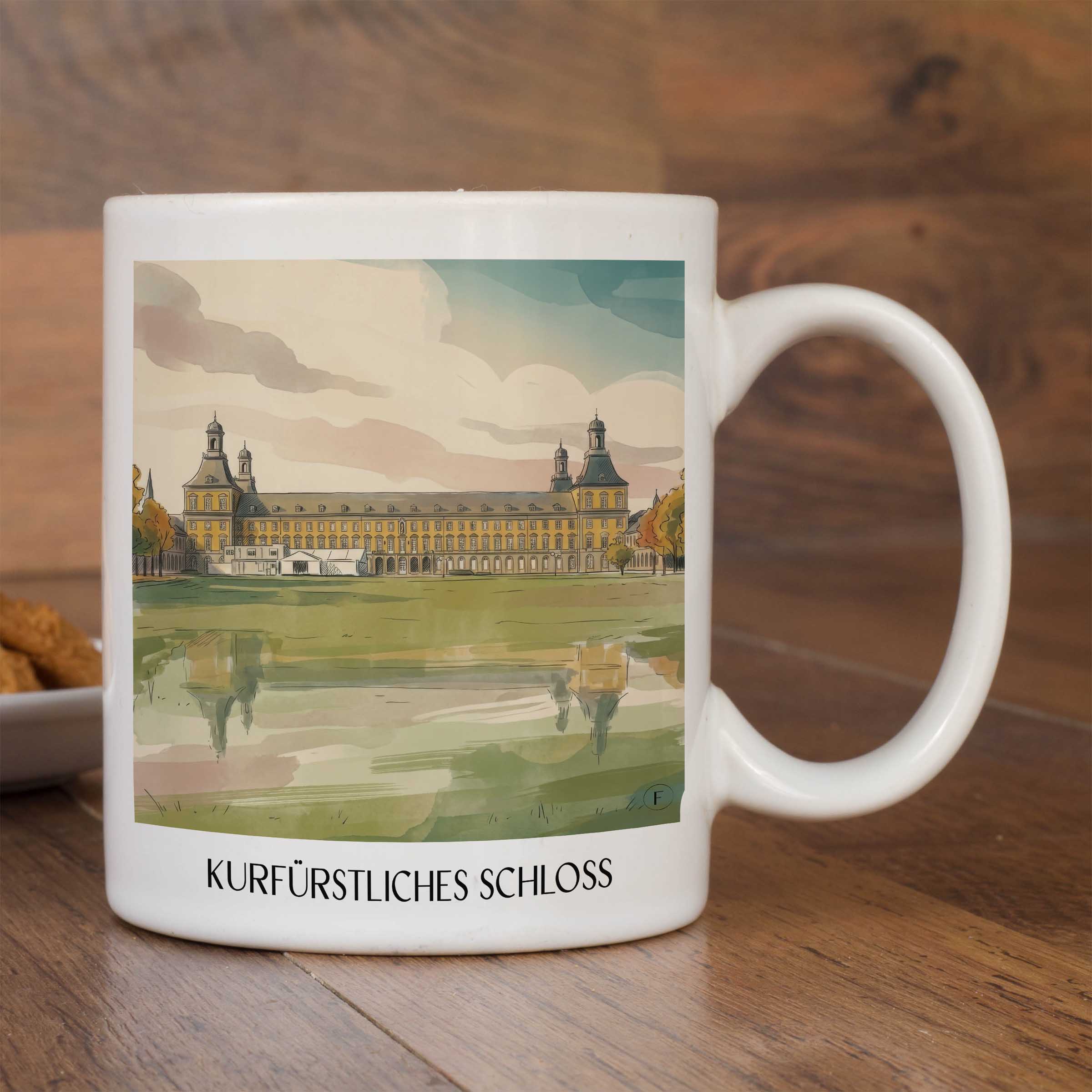 kurfürstliches-schloss-bonn-deutschland-kaffeebecher-aquarell