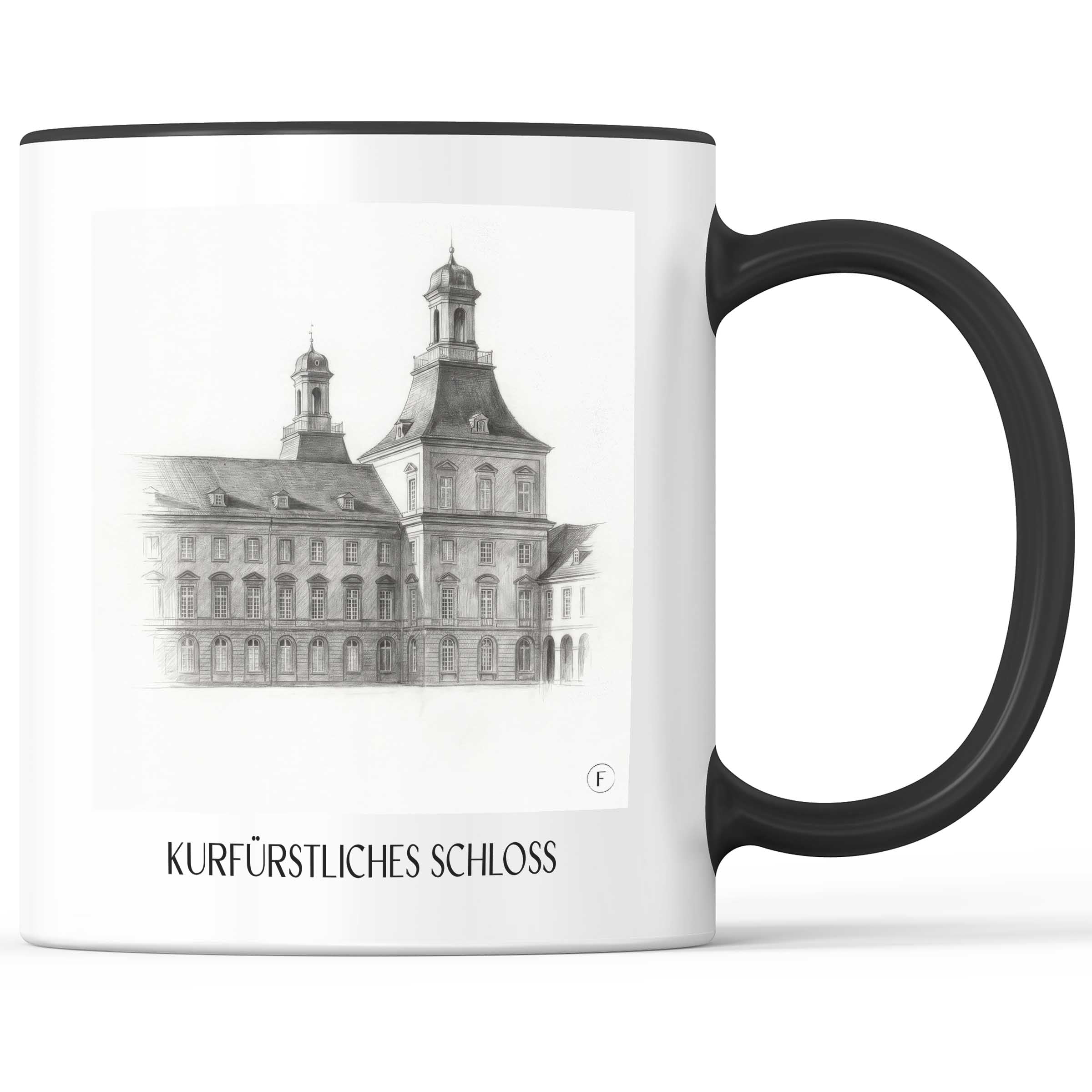 kurfürstliches-schloss-bonn-deutschland-kaffeebecher-bleistift-zeichnung-drawing