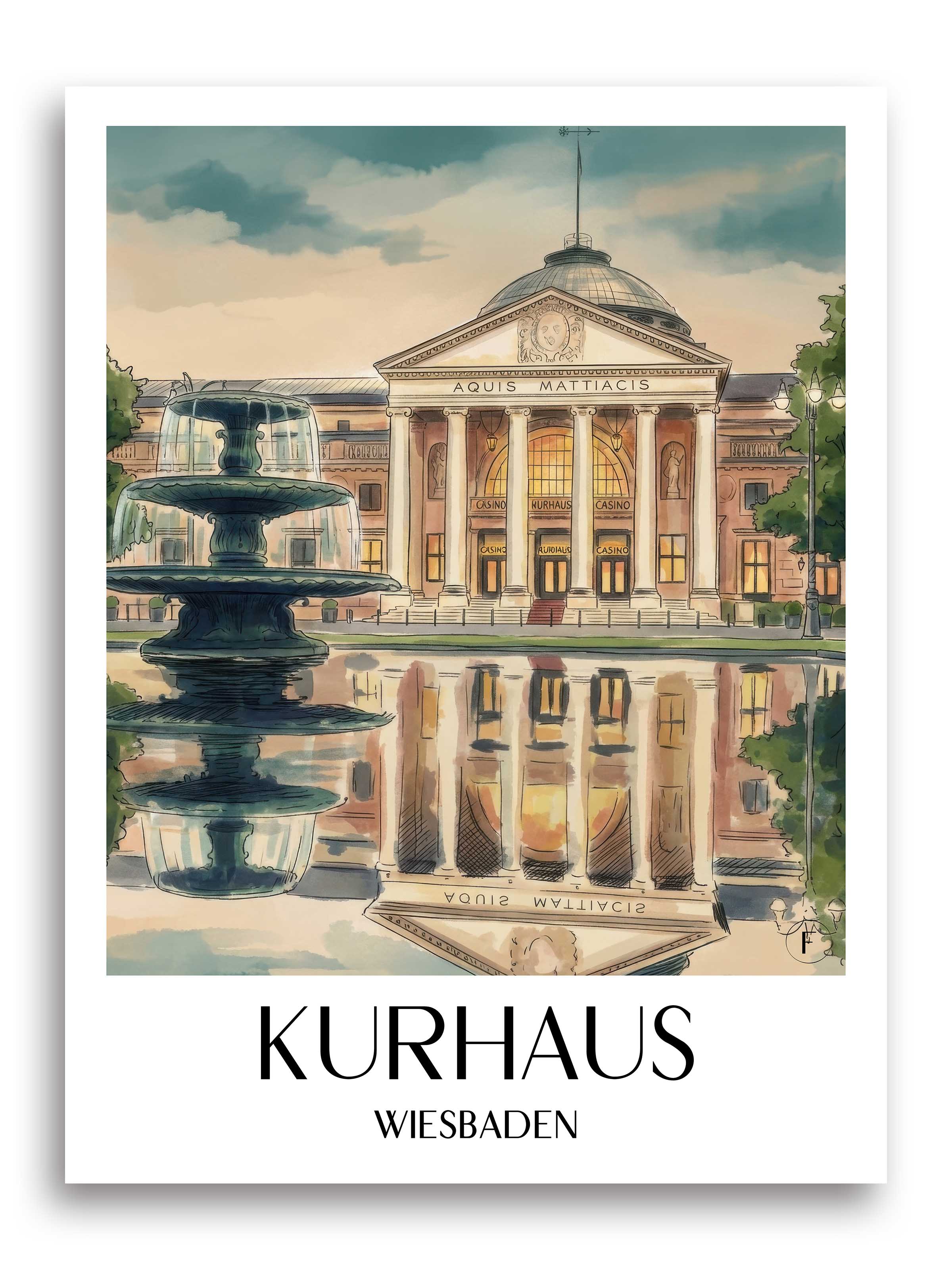 kurhaus-wiesbaden-deutschland-poster-aquarell