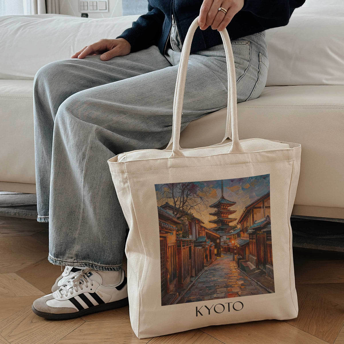 kyoto-japan-einkaufstasche-oil-painting-oelgemaelde