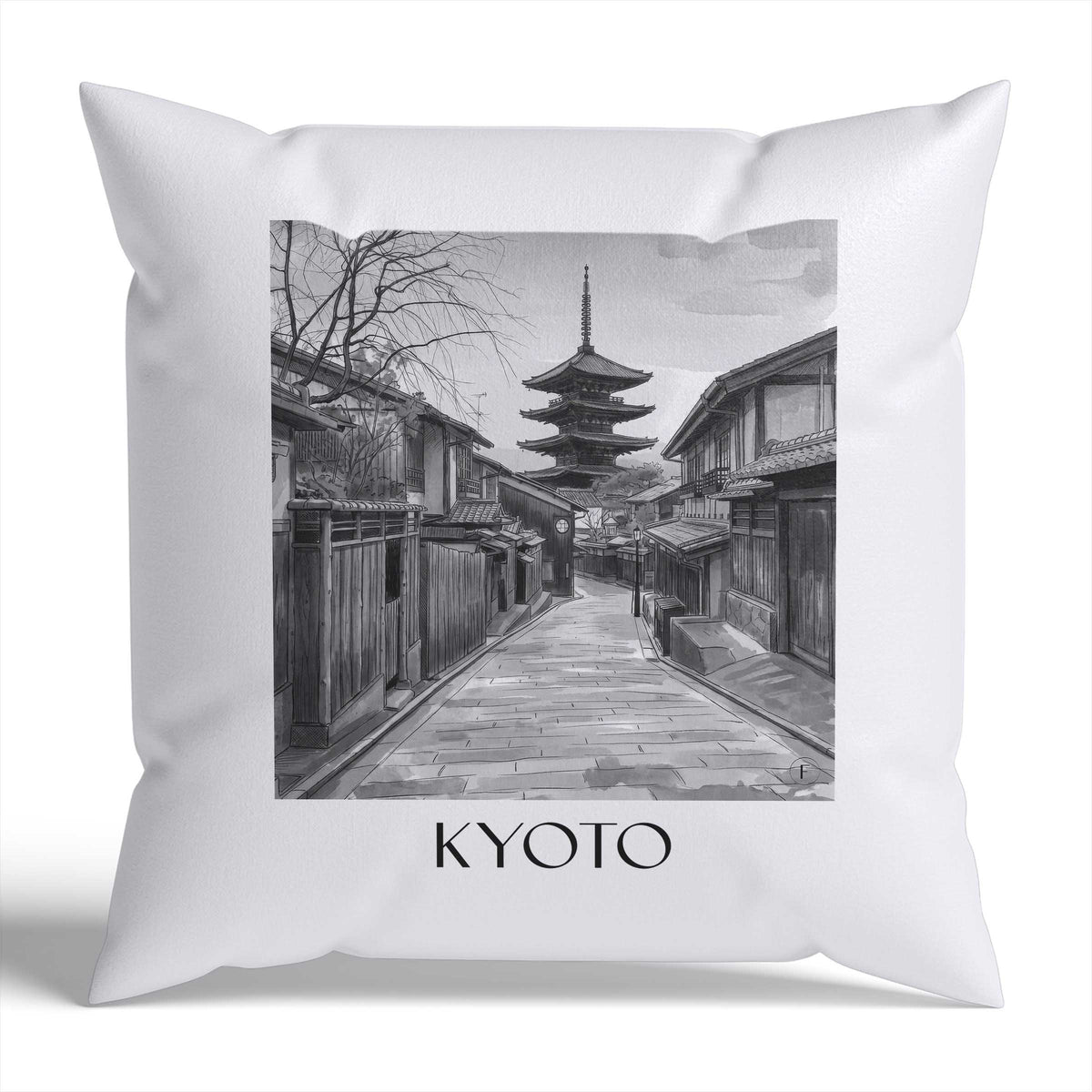 kyoto-japan-japan-kissenbezug-aquarell-schwarz-weiss
