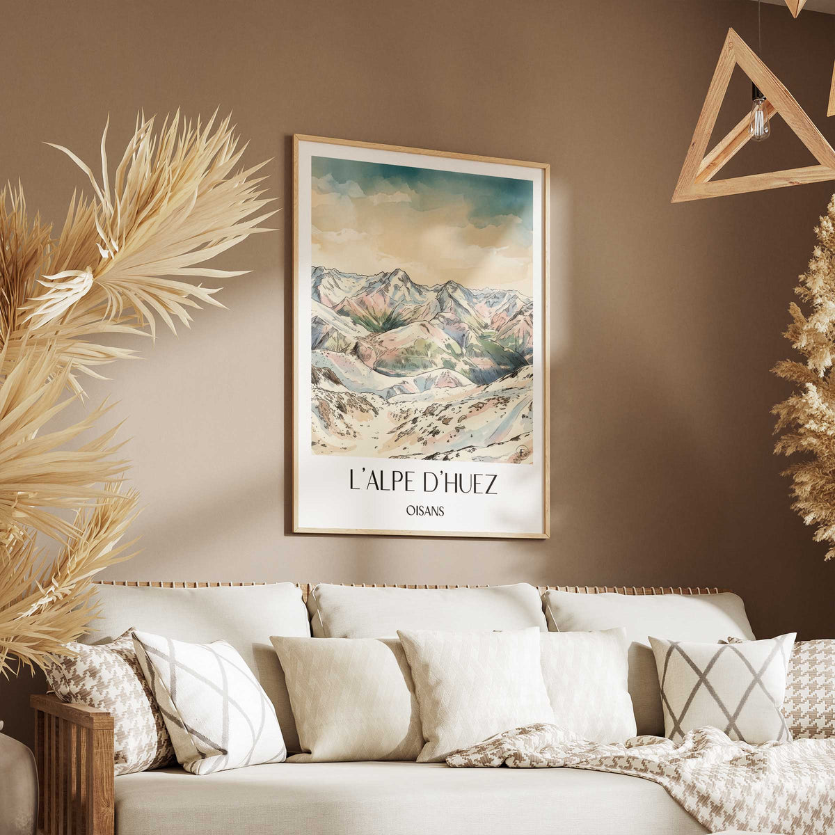 l'alpe-d'huez-oisans-frankreich-poster-aquarell