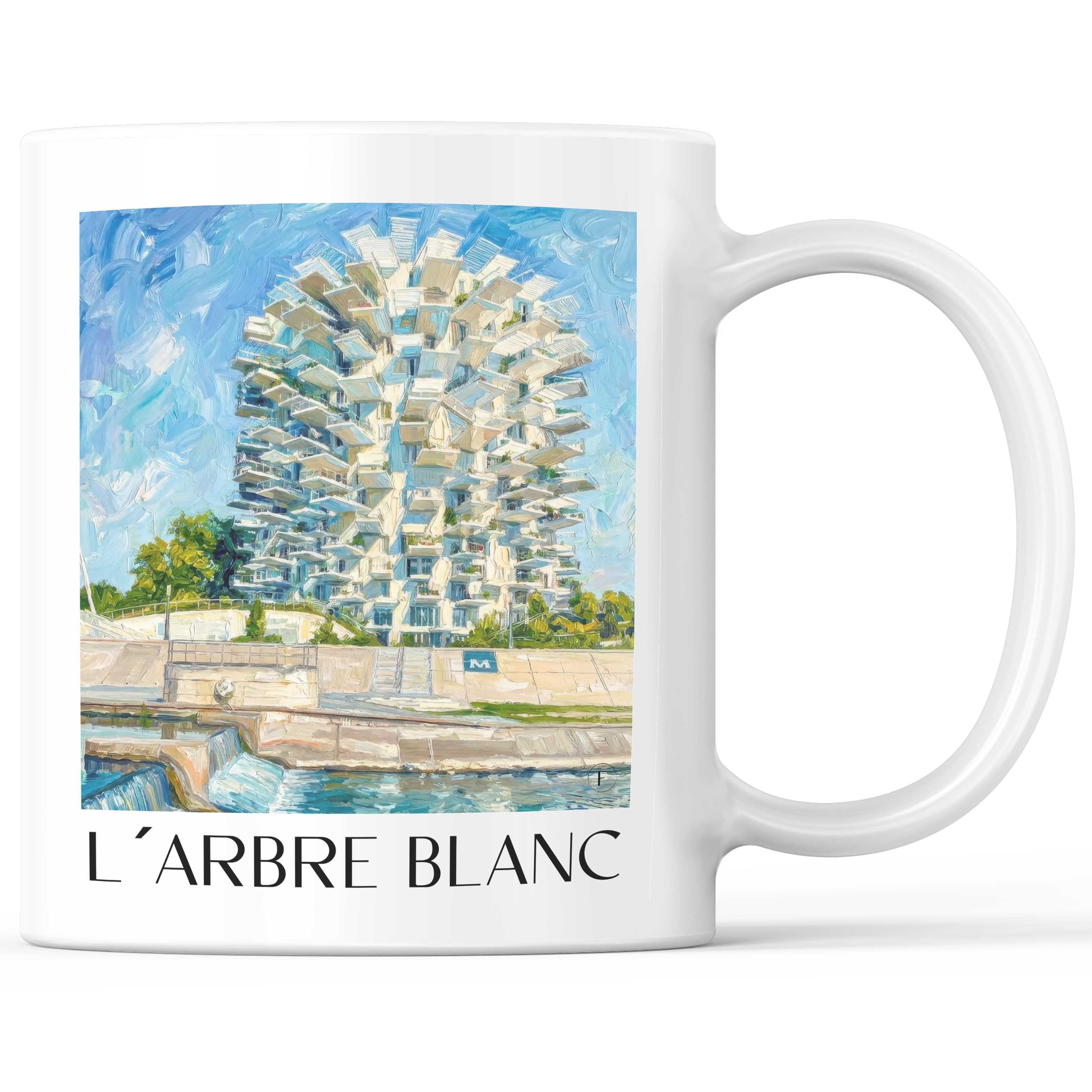 l'arbre-blanc-montpellier-frankreich-kaffeebecher-oil-painting-oelgemaelde