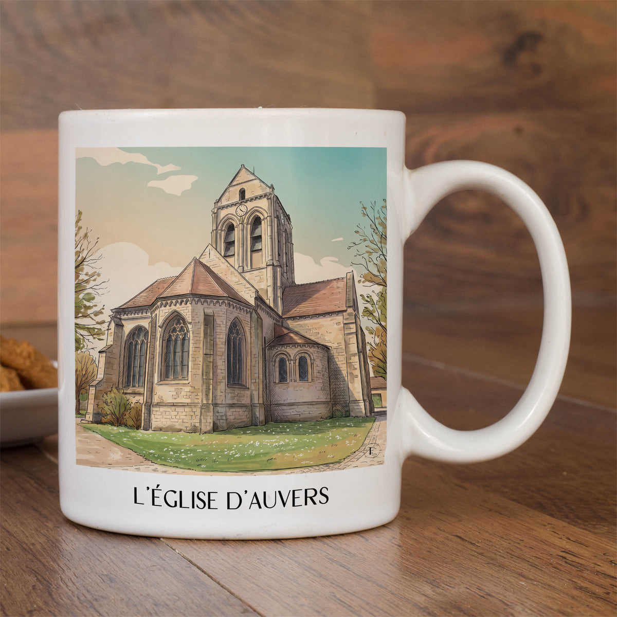 l'église-d'auvers-auvers-sur-oise-frankreich-kaffeebecher-aquarell