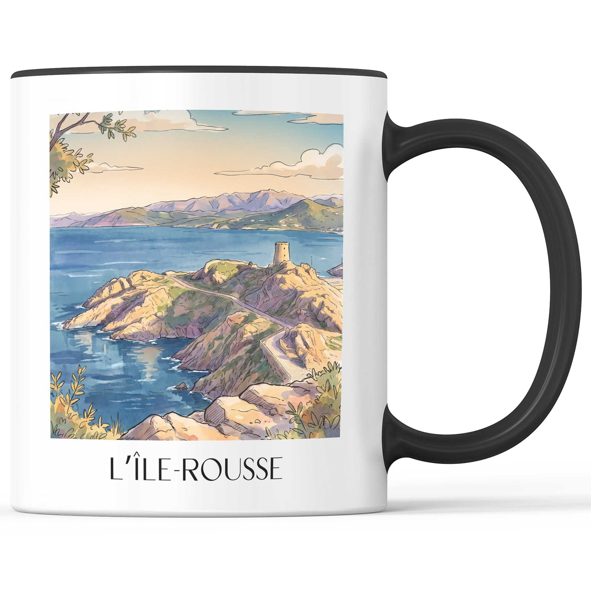 l’île-rousse-balagne-frankreich-kaffeebecher-aquarell