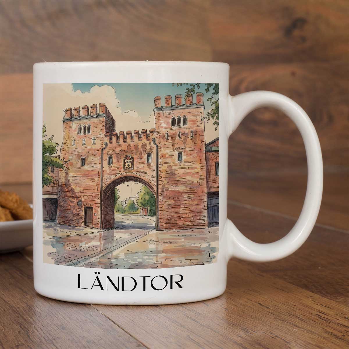 ländtor-landshut-deutschland-kaffeebecher-aquarell