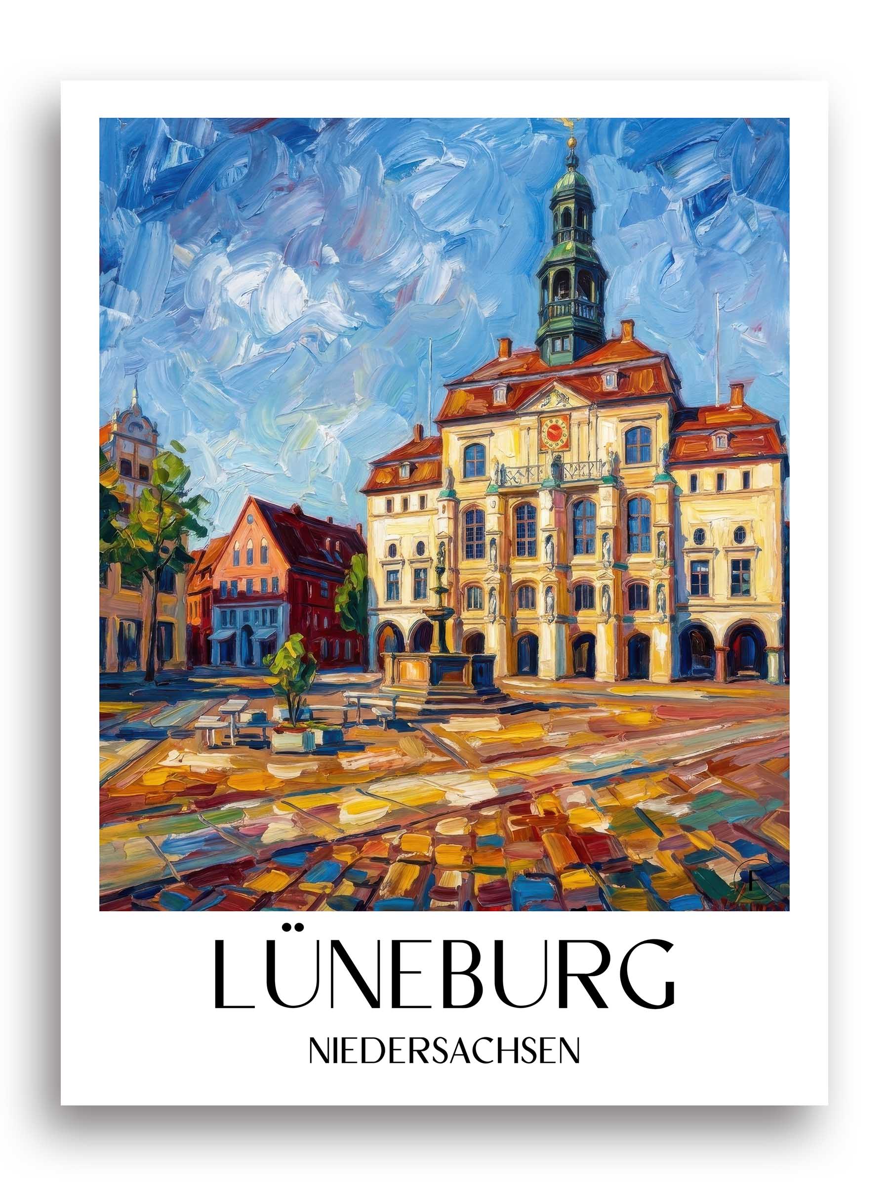 lüneburg-niedersachsen-deutschland-poster-oil-painting-oelgemaelde