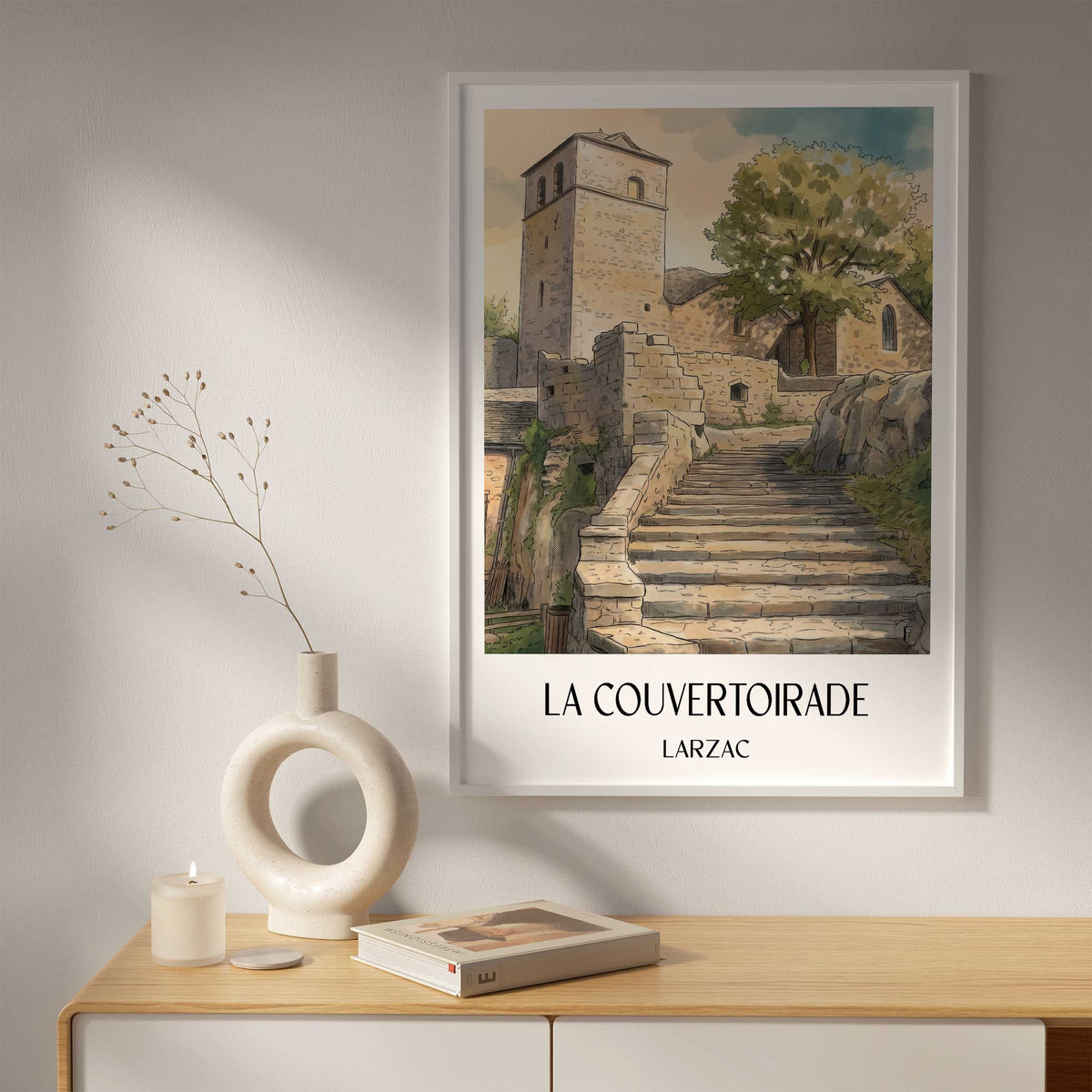 la-couvertoirade-larzac-frankreich-poster-aquarell