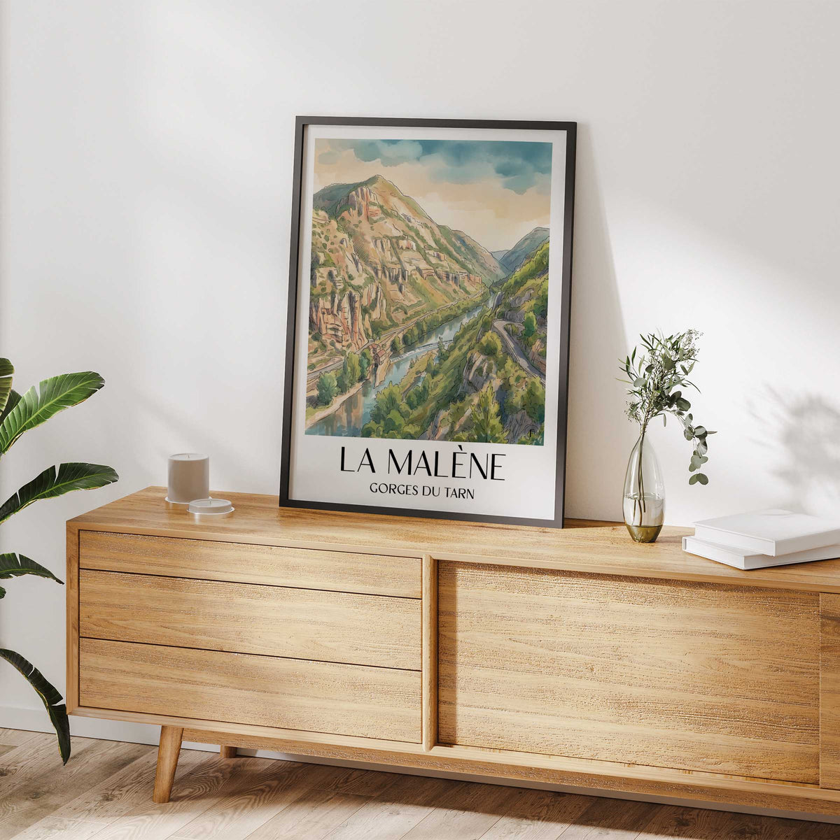 la-malène-gorges-du-tarn-frankreich-poster-aquarell