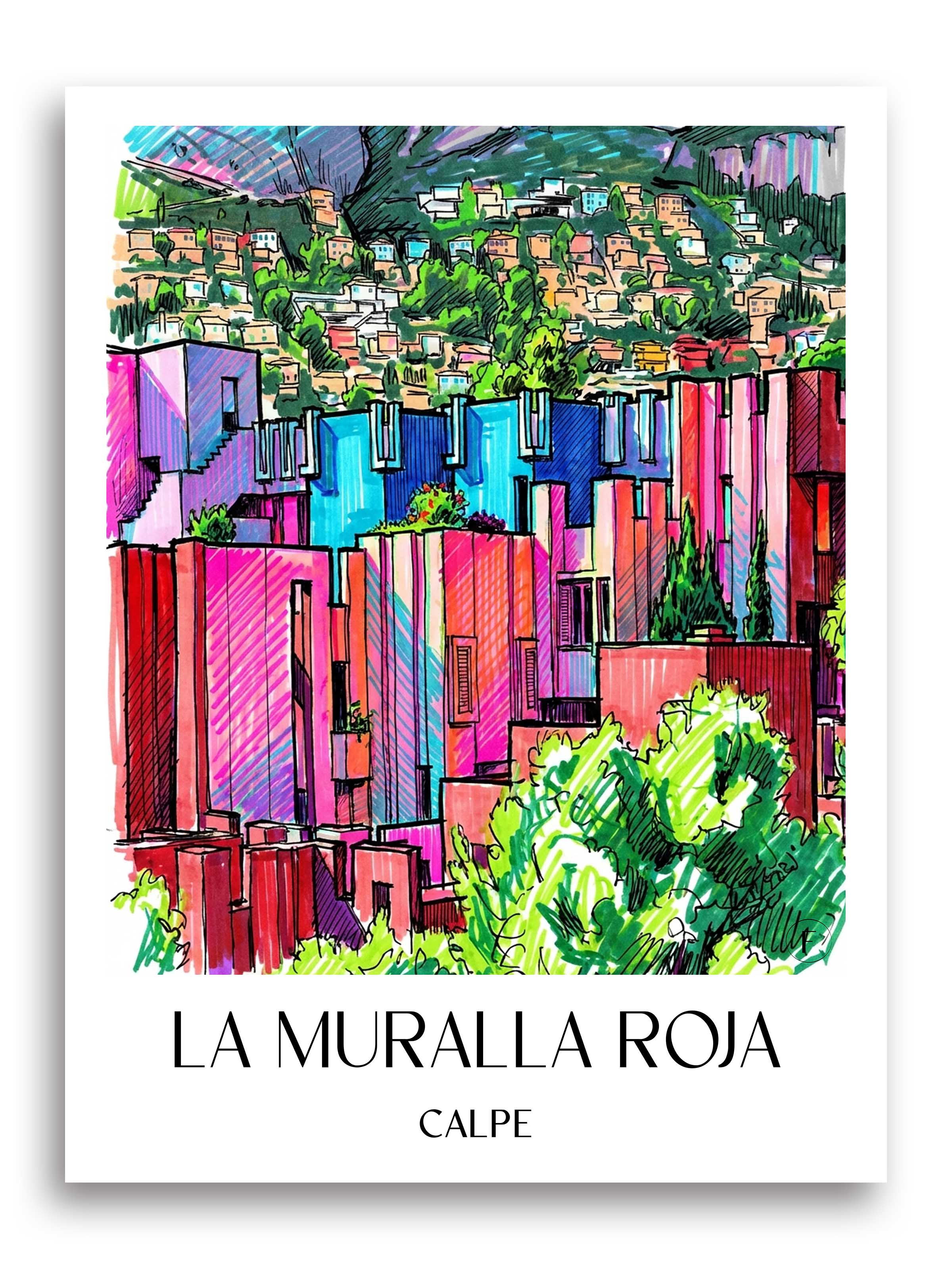 la-muralla-roja-calpe-spanien-poster-graffiti