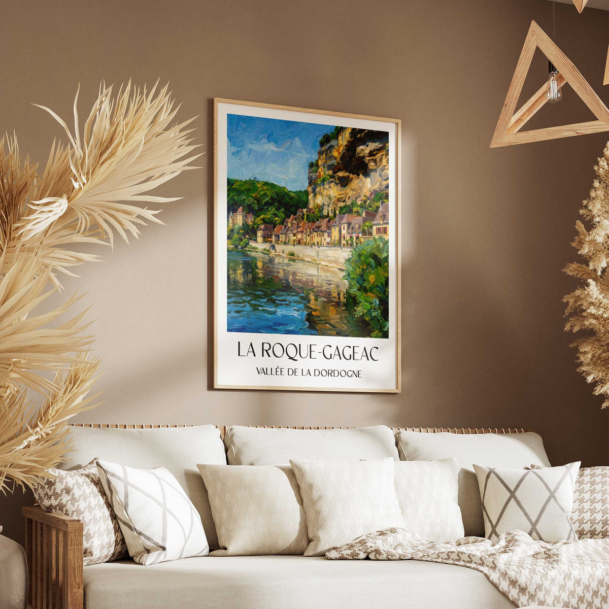 la-roque-gageac-vallée-de-la-dordogne-frankreich-poster-oil-painting-oelgemaelde