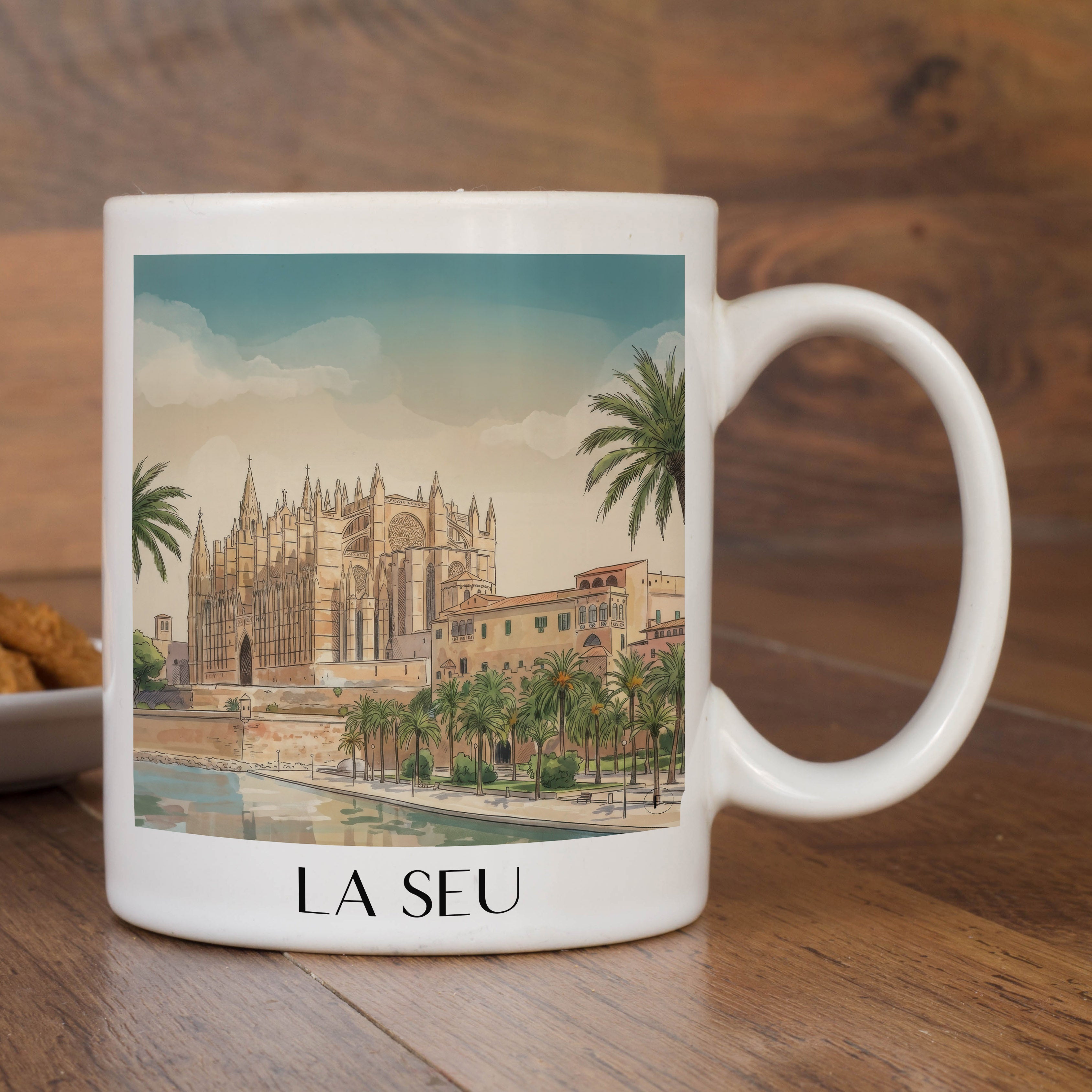 la-seu-mallorca-spanien-kaffeebecher-aquarell