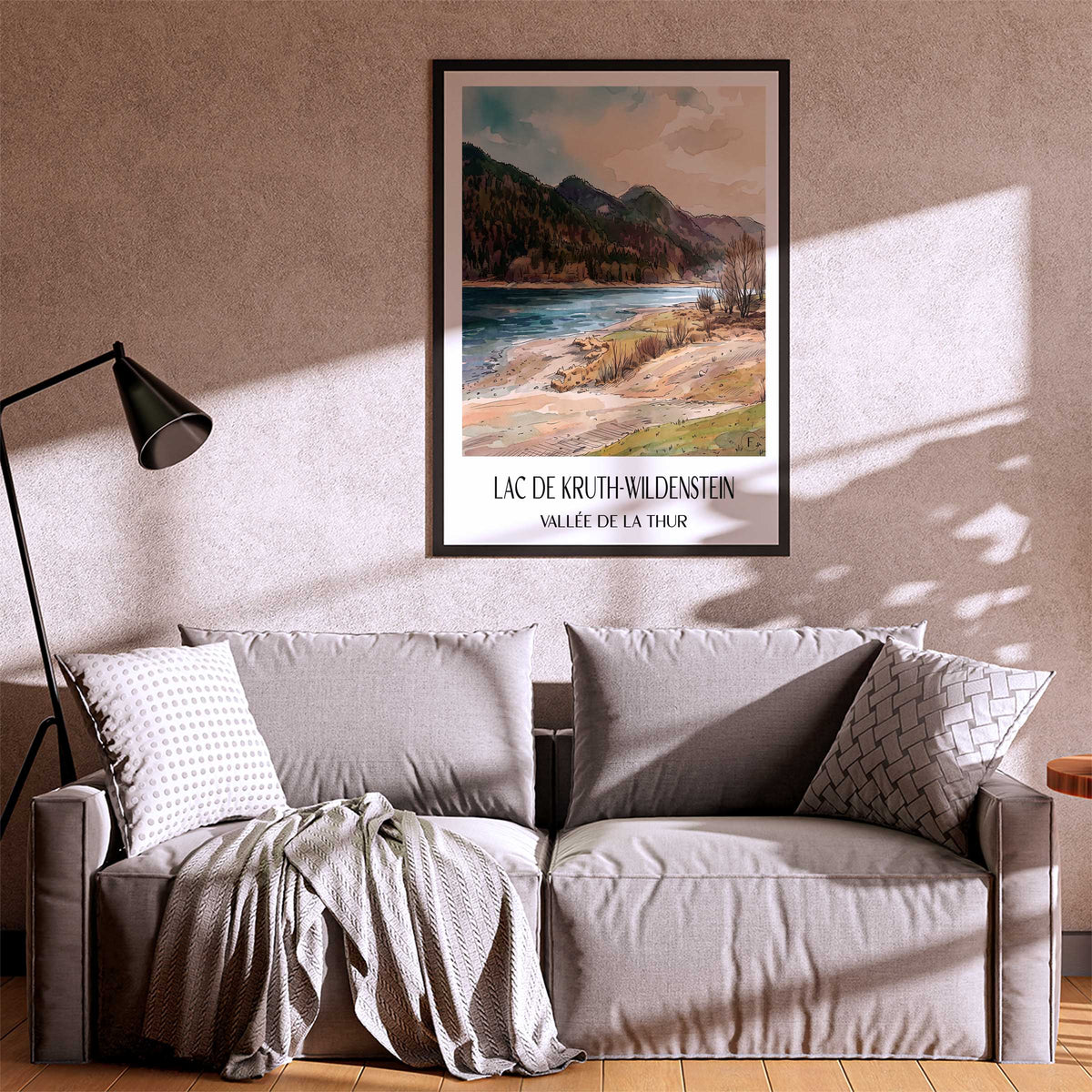 lac-de-kruth-wildenstein-vallée-de-la-thur-frankreich-poster-aquarell
