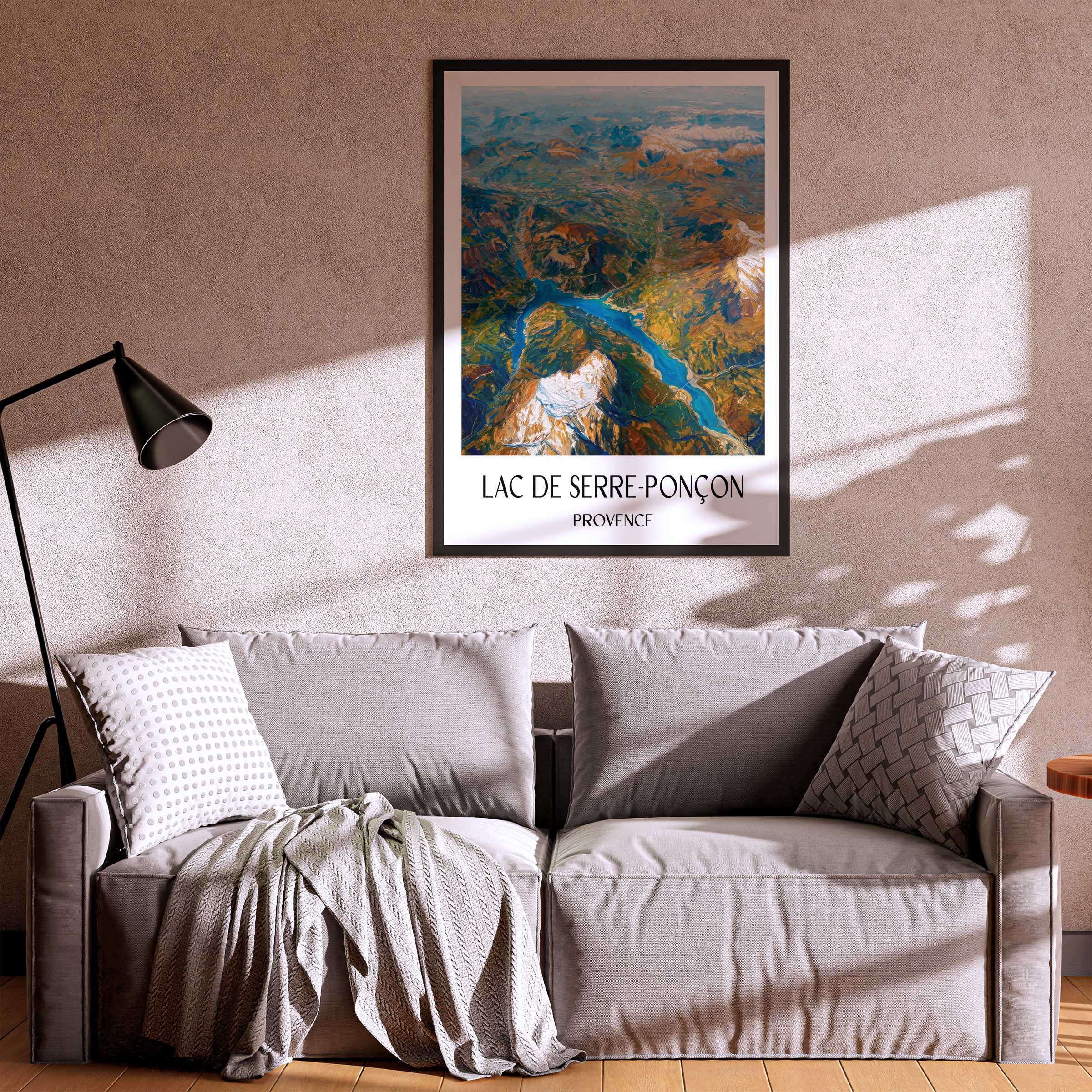 lac-de-serre-ponçon-provence-frankreich-poster-oil-painting-oelgemaelde